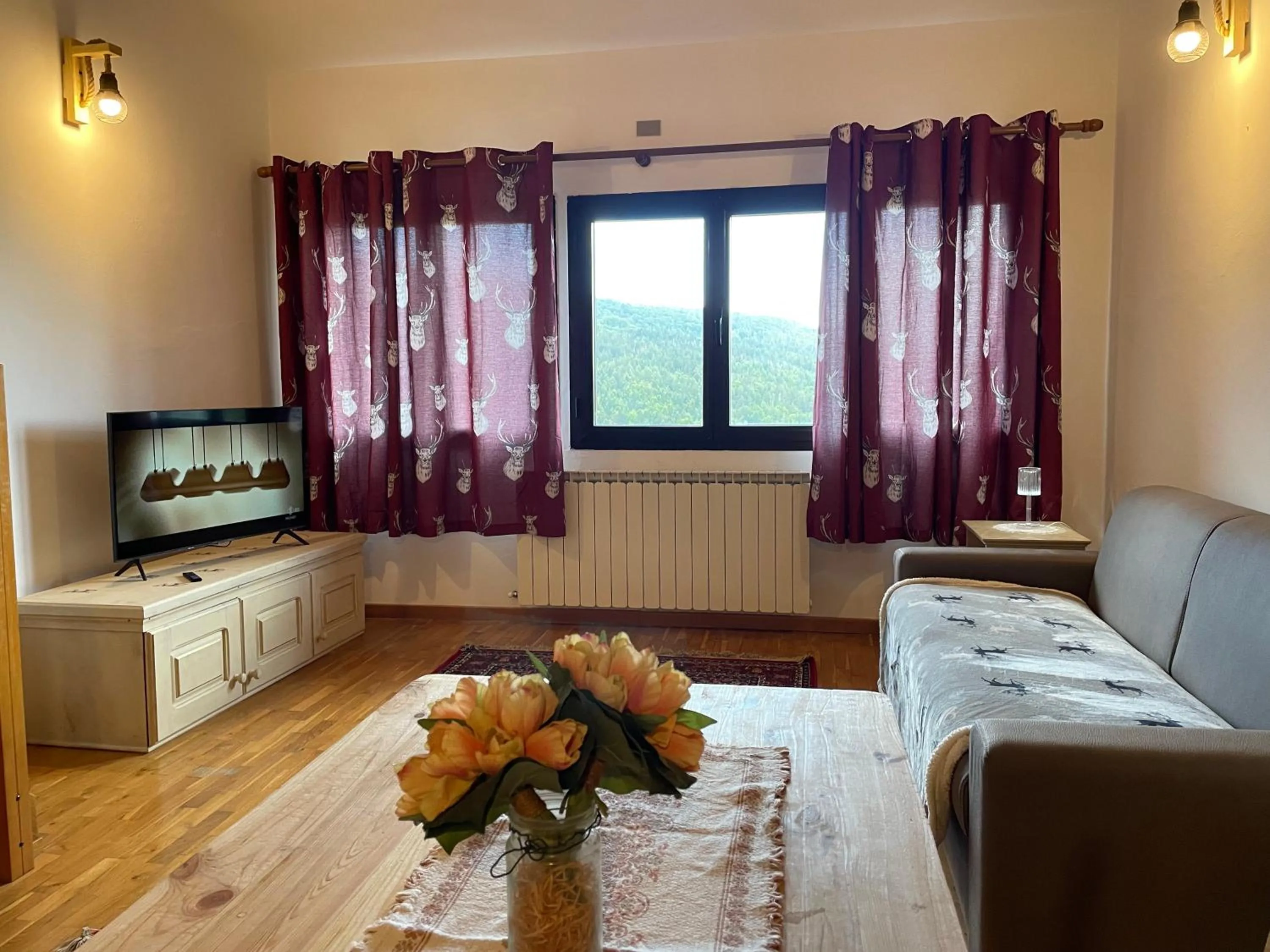 Living room in Residenza Riva Wellness Apartment Spa