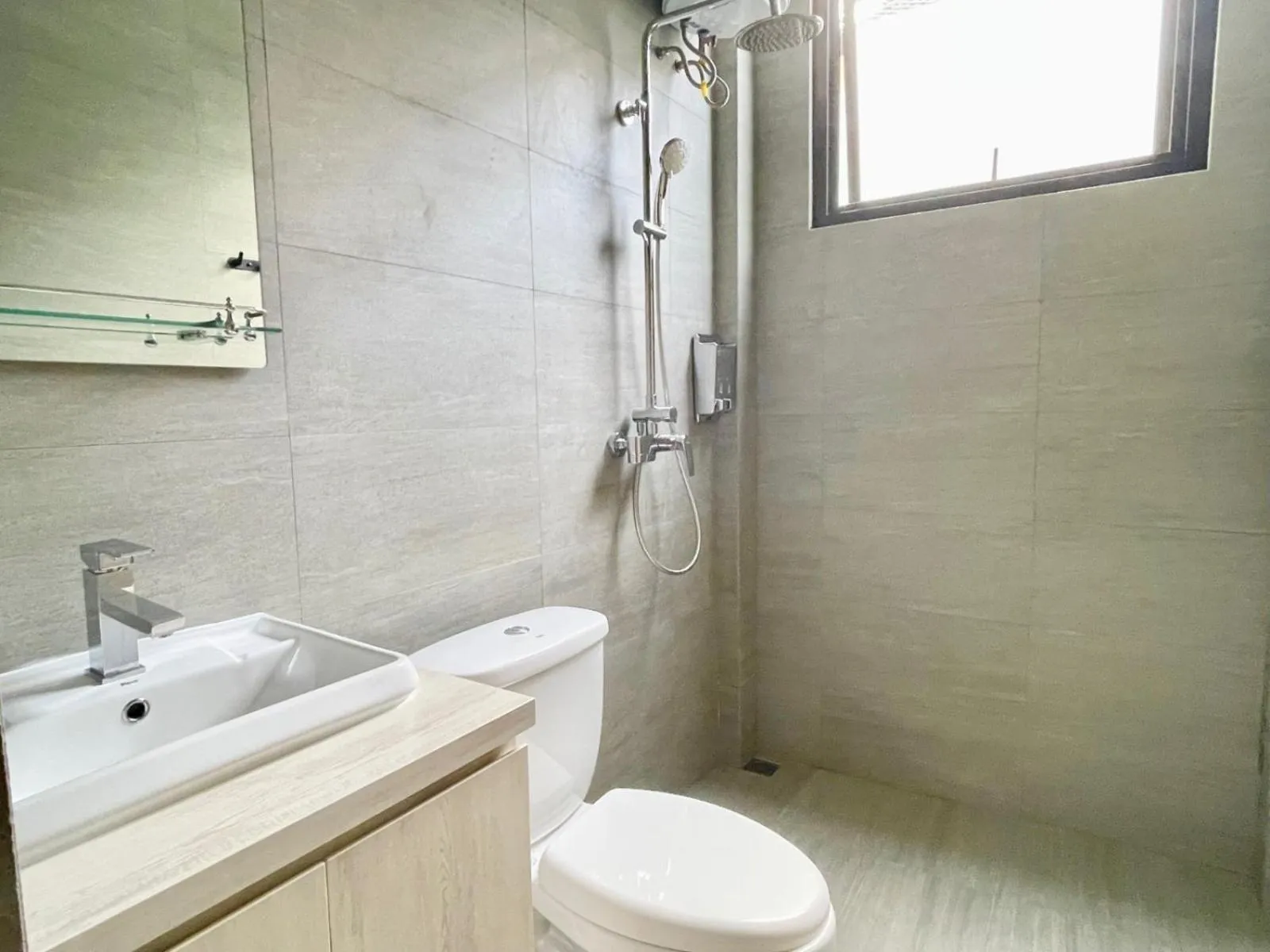 Shower in De Residence Pangandaran by Mabano Estates