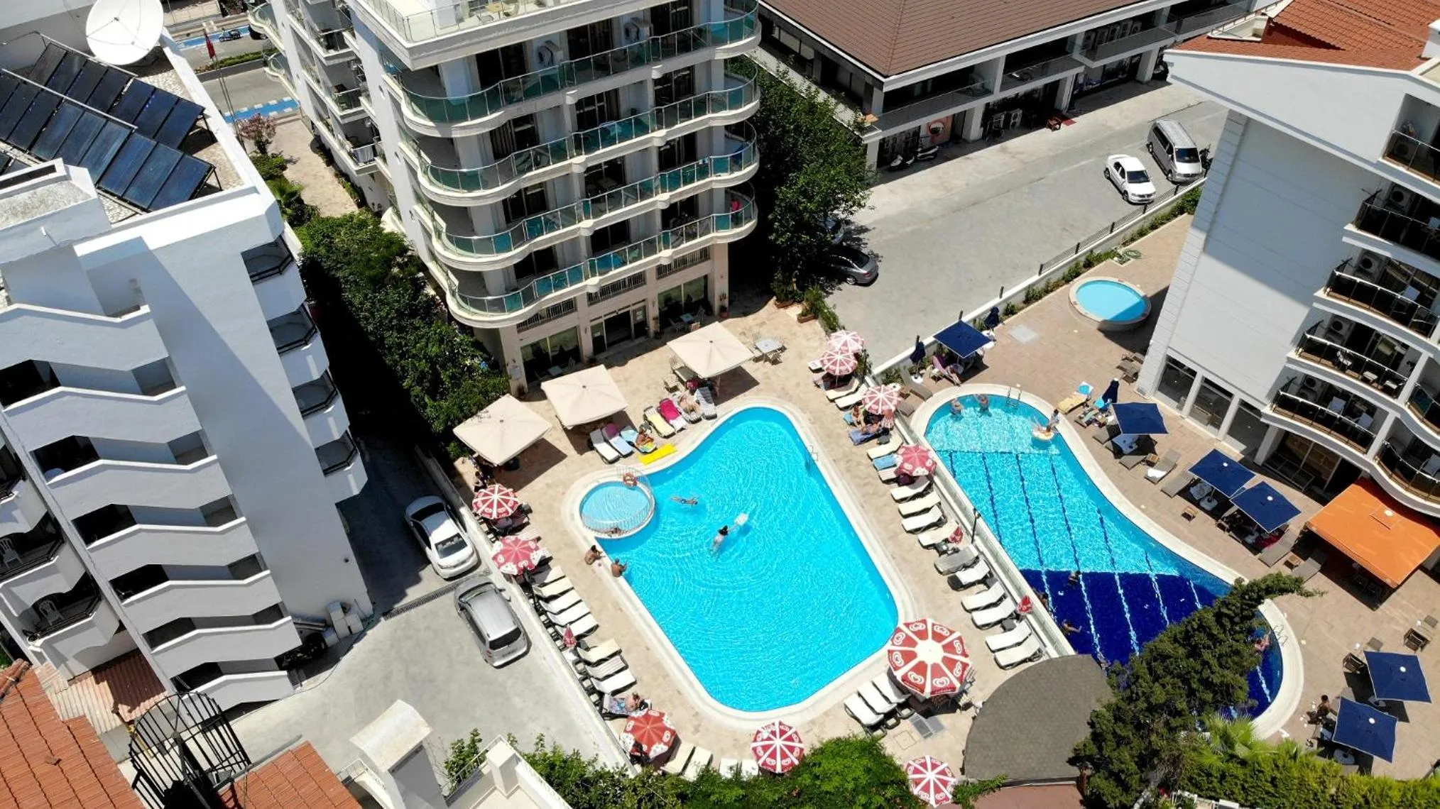 Bird's eye view in Marmaris Alkan Hotel