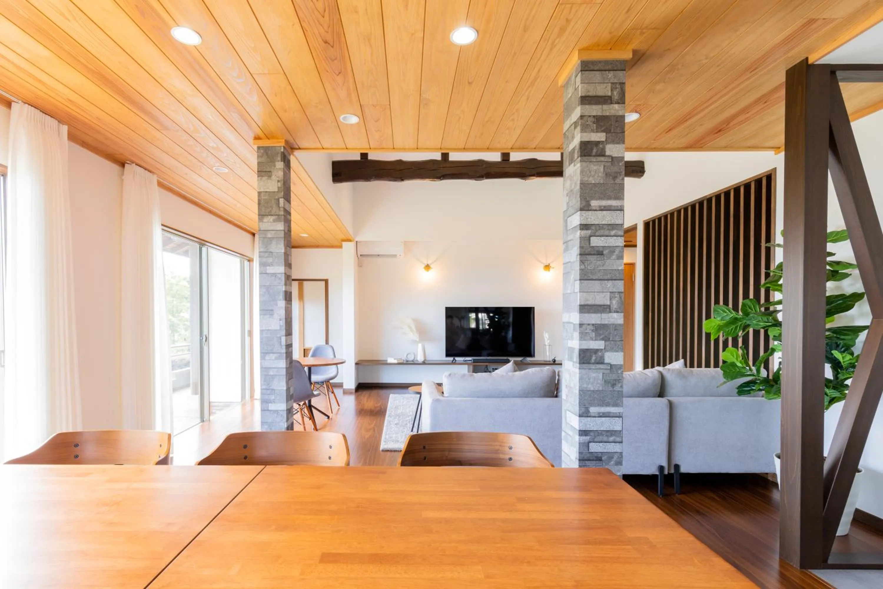 Living room in Resort stay Bowen ~伊豆高原~