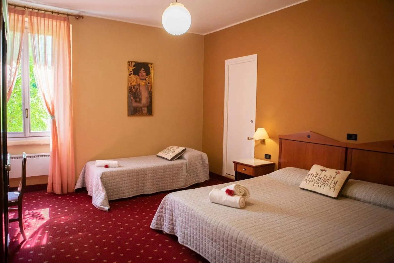 Bedroom, Bed in Hotel Milano Pool & Garden