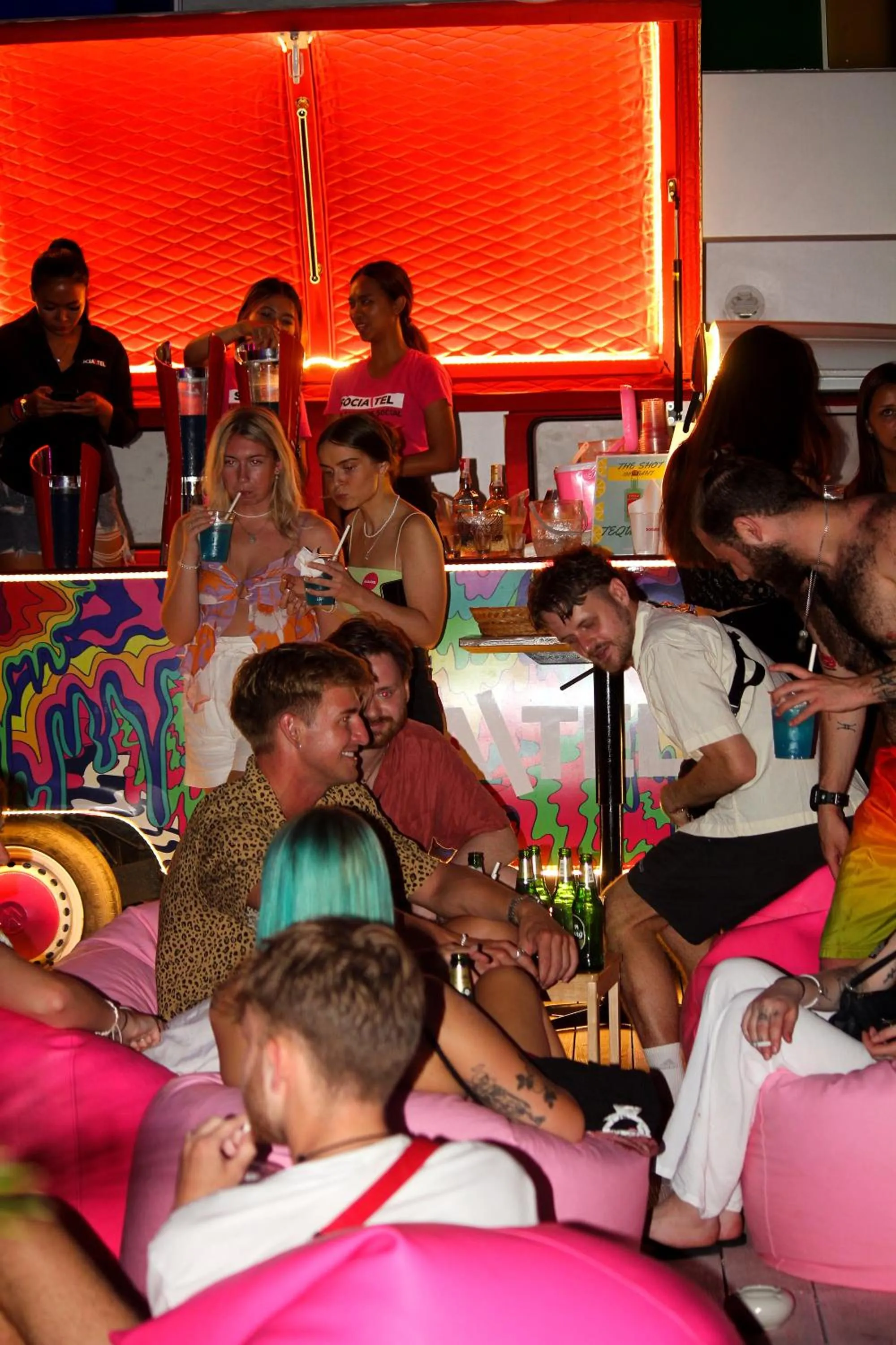 group of guests in SocialTel Koh Samui