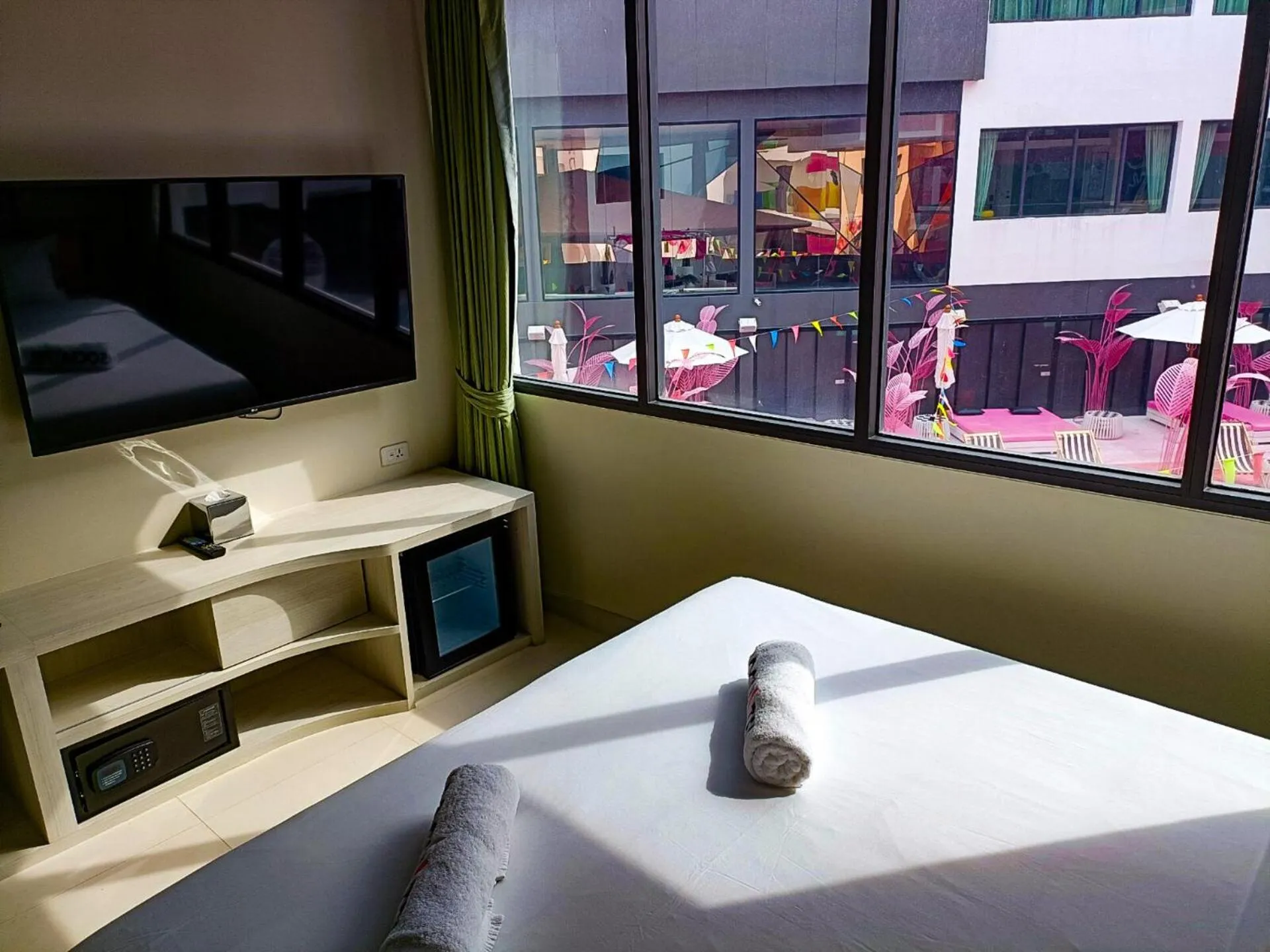 Bed in SocialTel Koh Samui