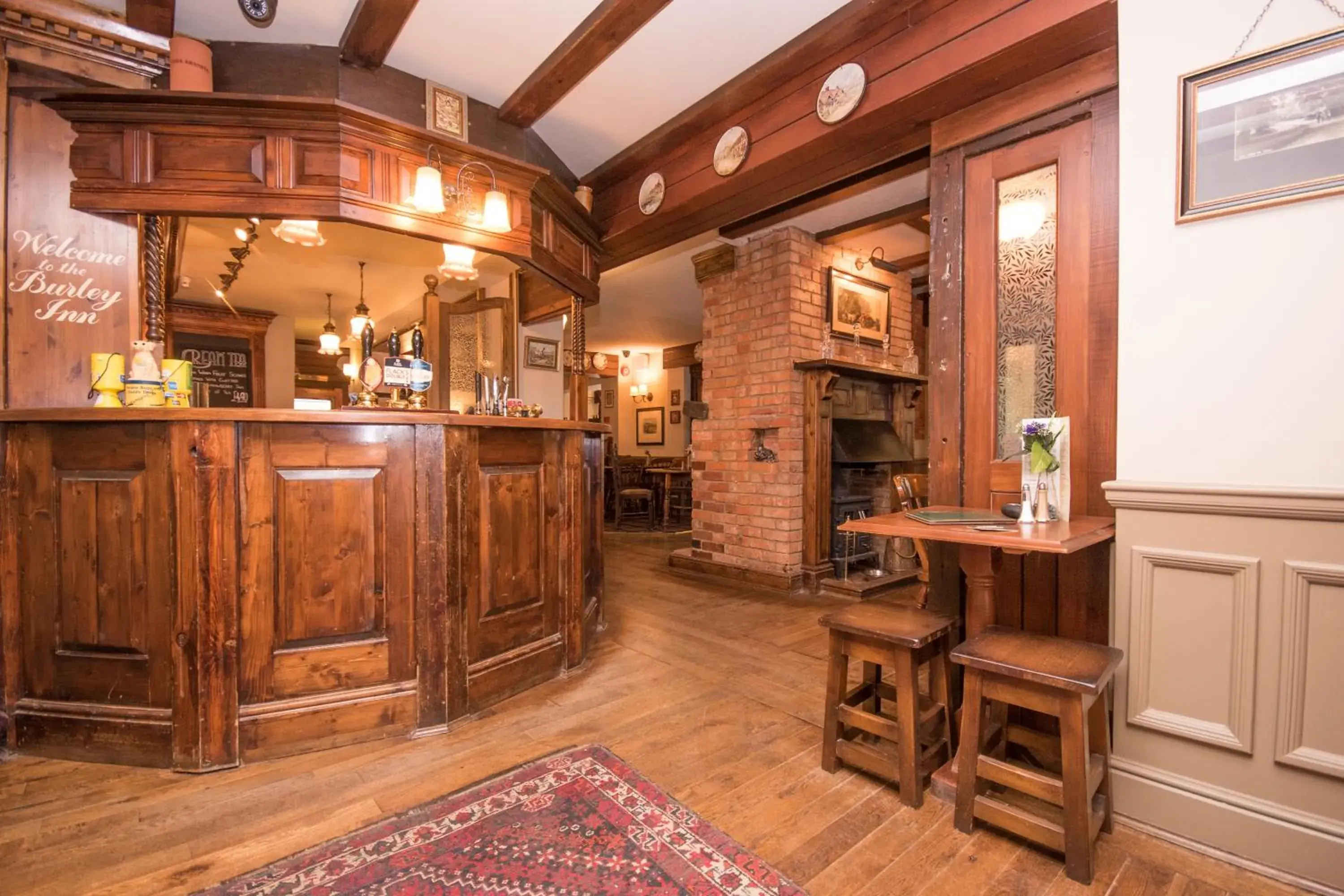 Lobby or reception in The Burley Inn Lobby or reception in The Burley Inn