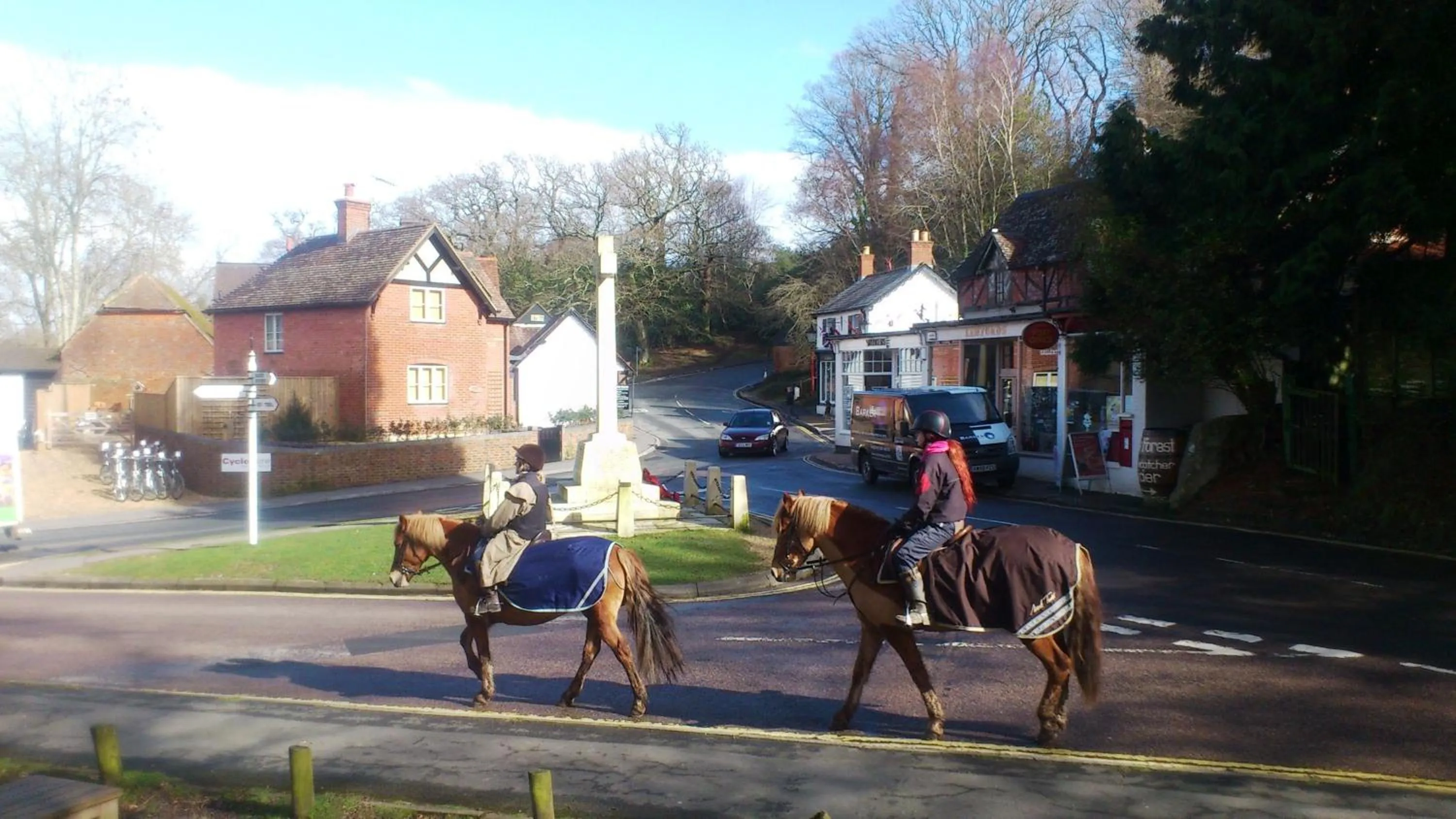 Horse-riding in The Burley Inn