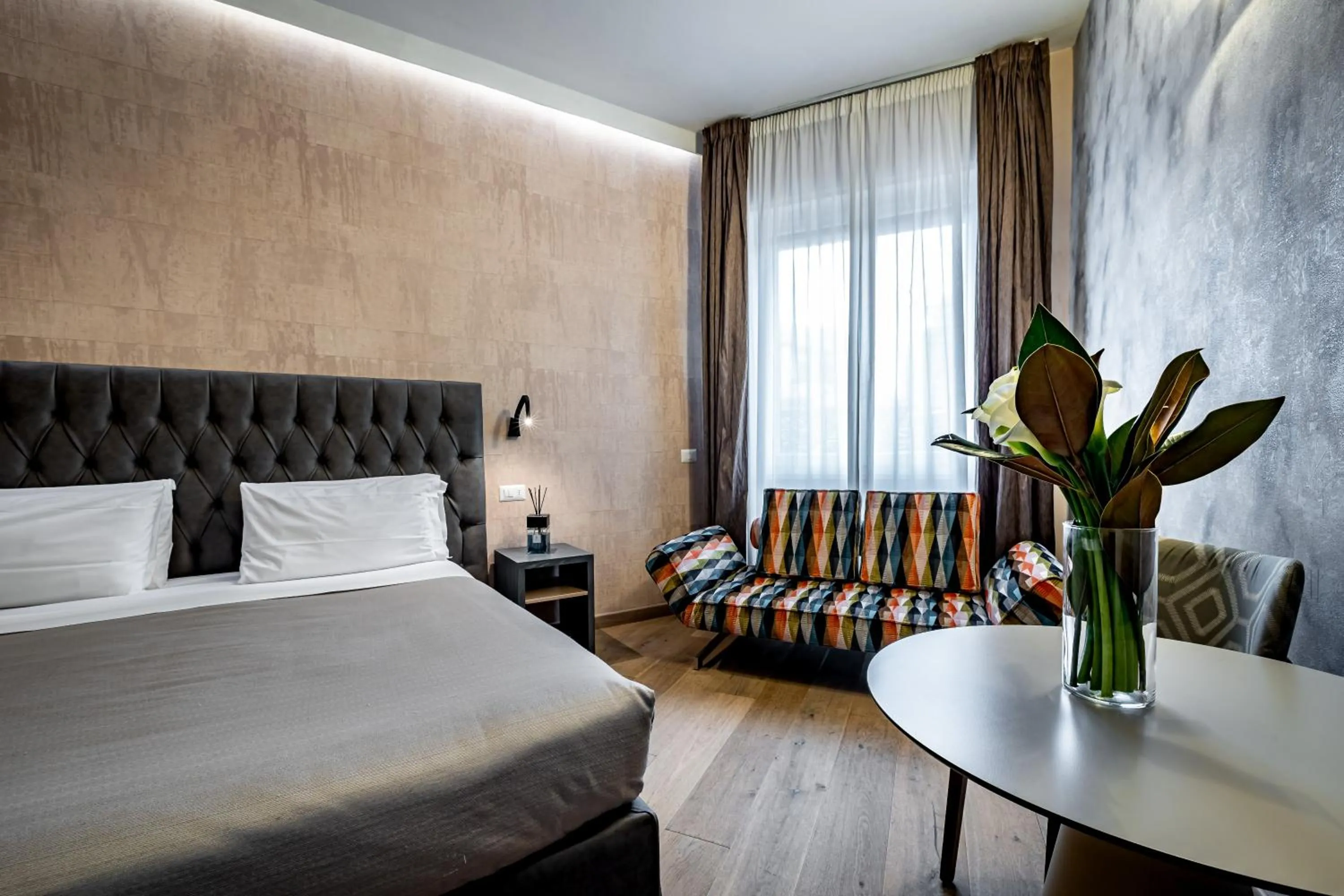 Bedroom, Bed in Florence Old Bridge B&B