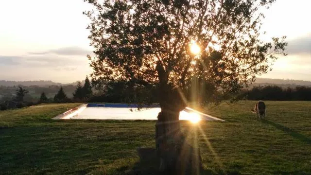Swimming pool in La Casa de Orviz