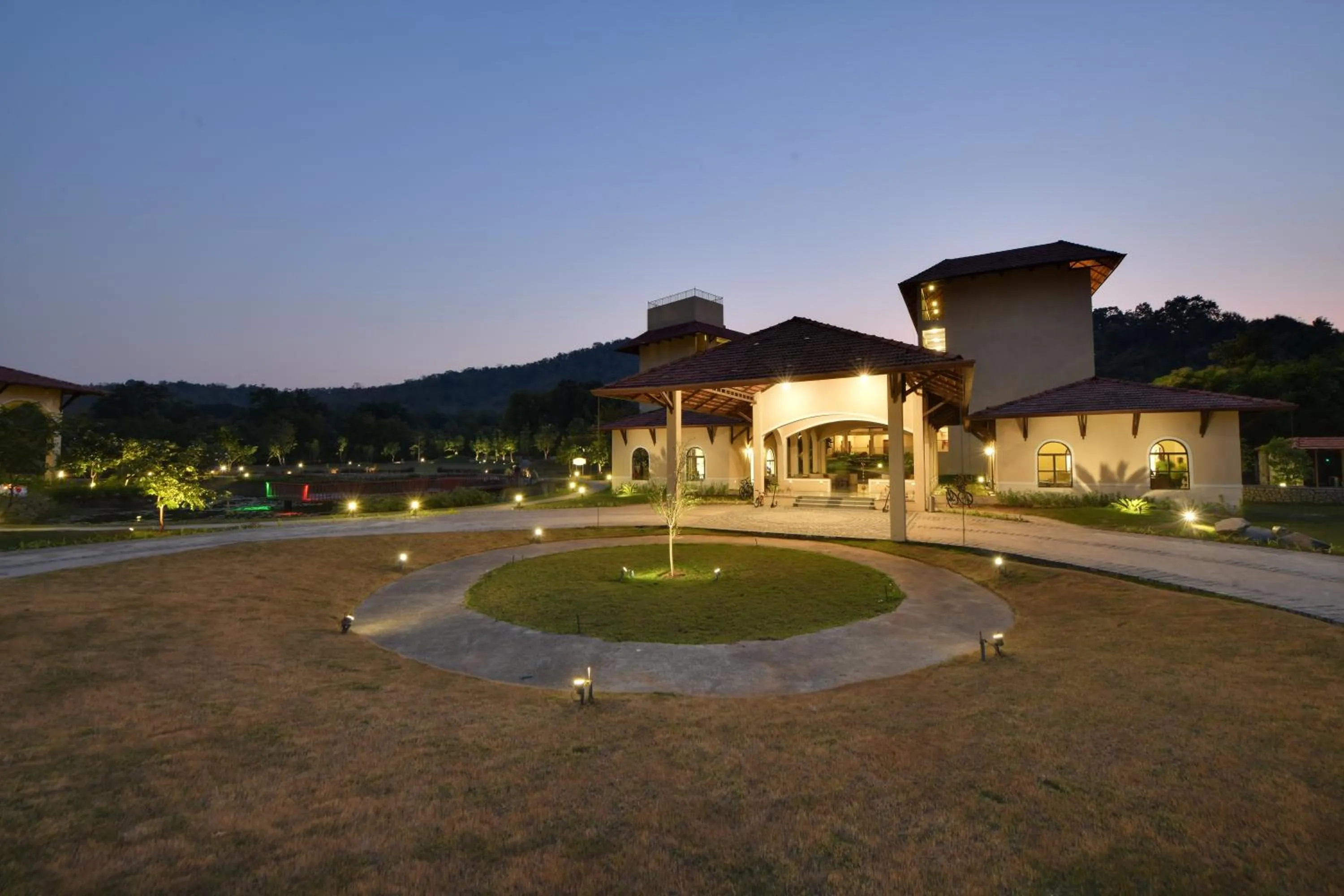 Facade/entrance in Bhanu The Fern Forest Resort & Spa, Jambughoda