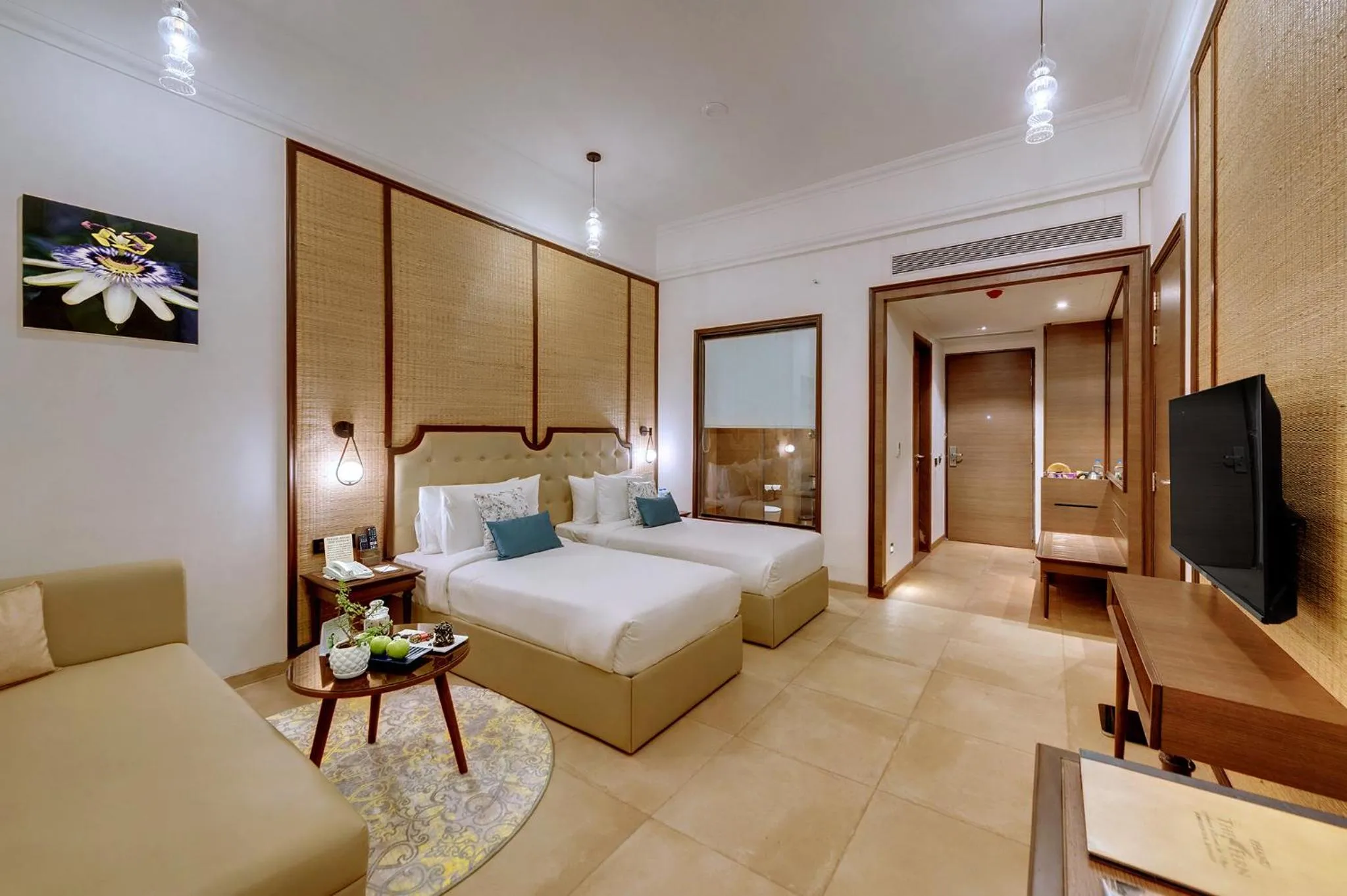 Bed in Bhanu The Fern Forest Resort & Spa Jambughoda, Series by Marriott