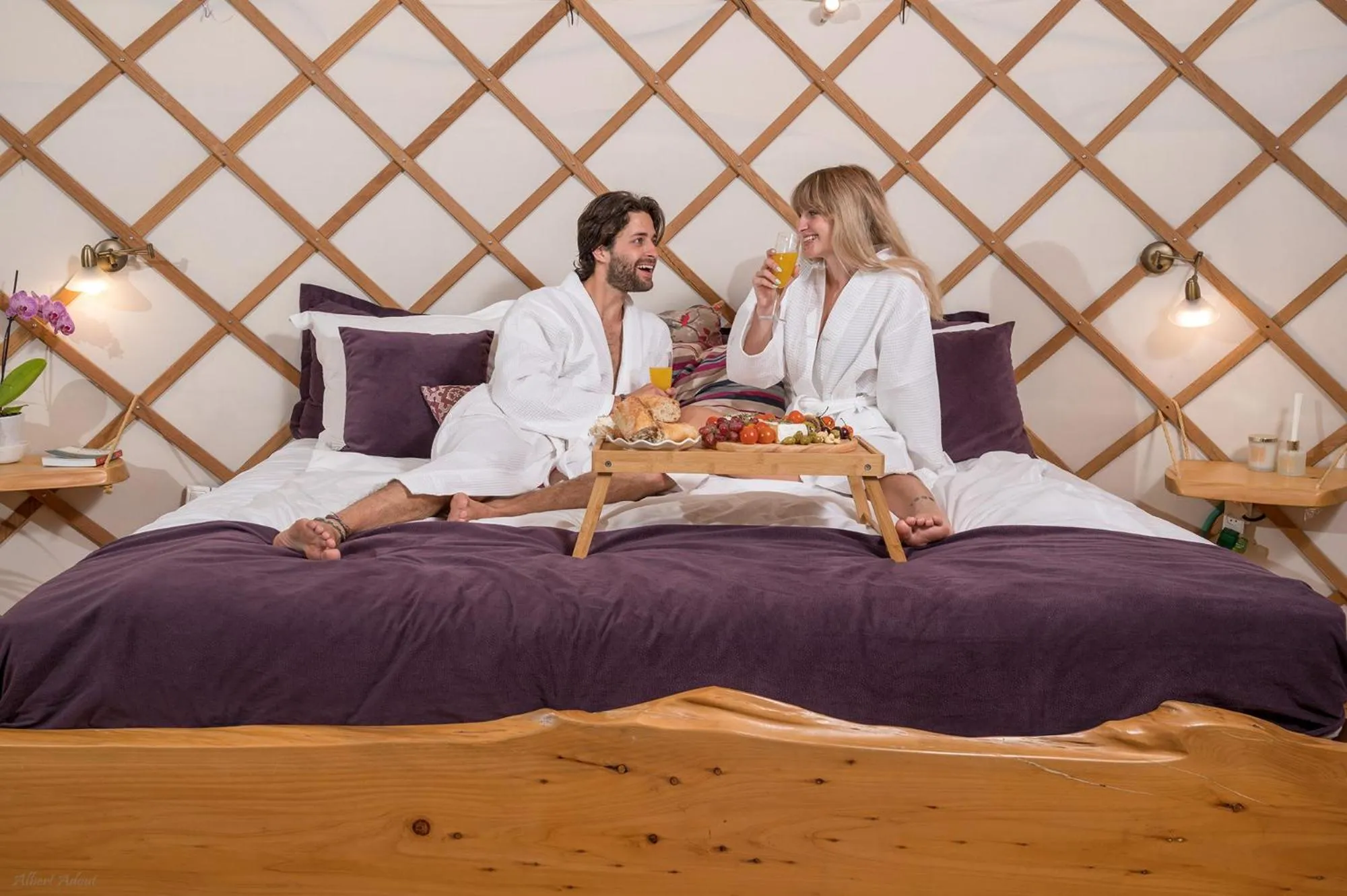 People, Bed in Helios Luxury Suites