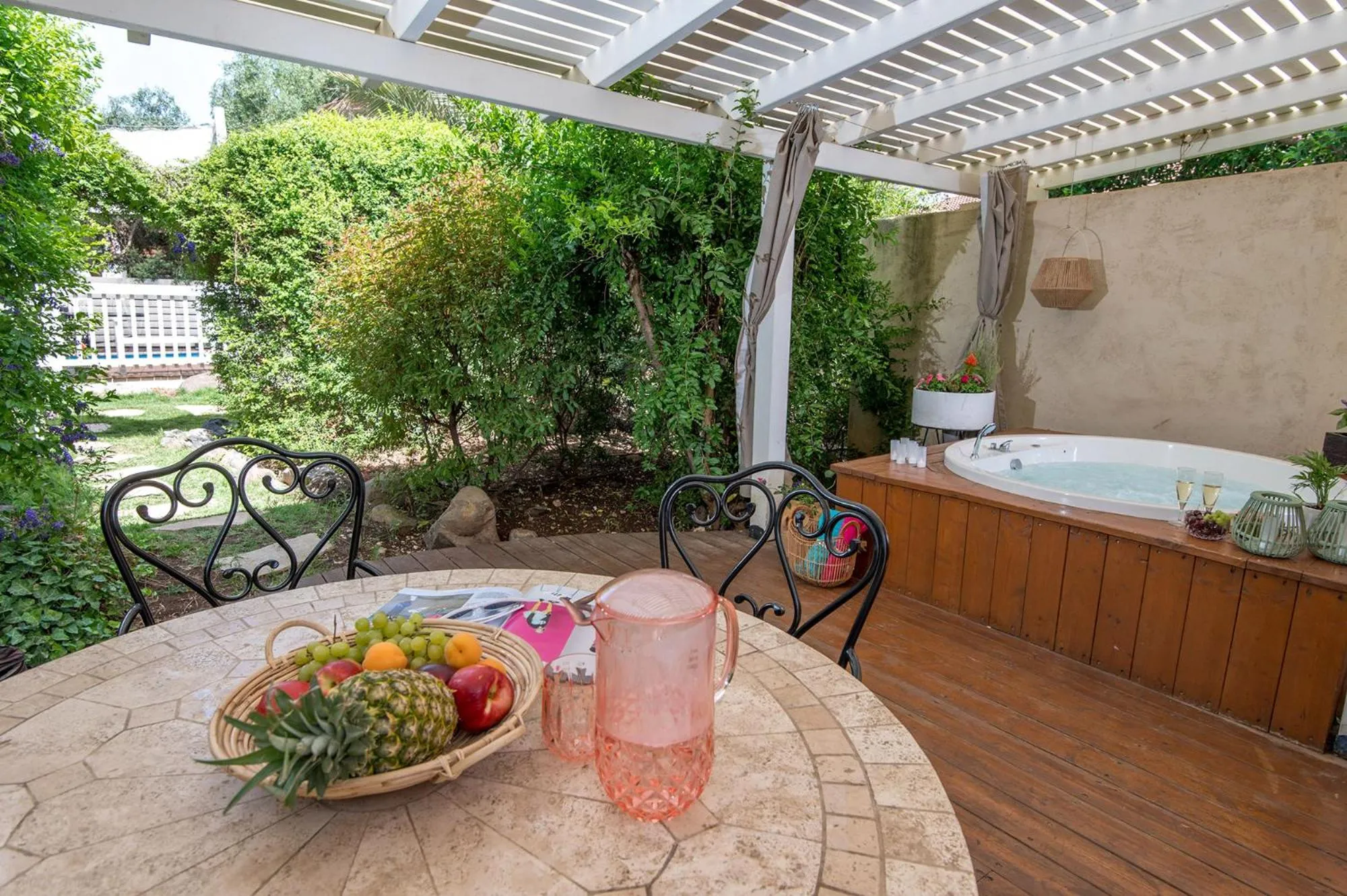 Patio in Helios Luxury Suites