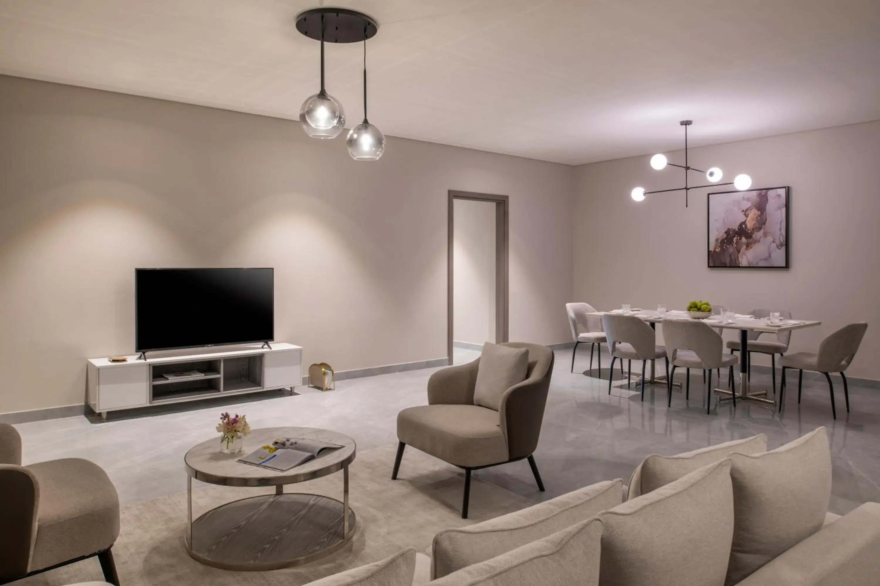 Living room in Steigenberger Residence Doha Living room in Steigenberger Residence Doha