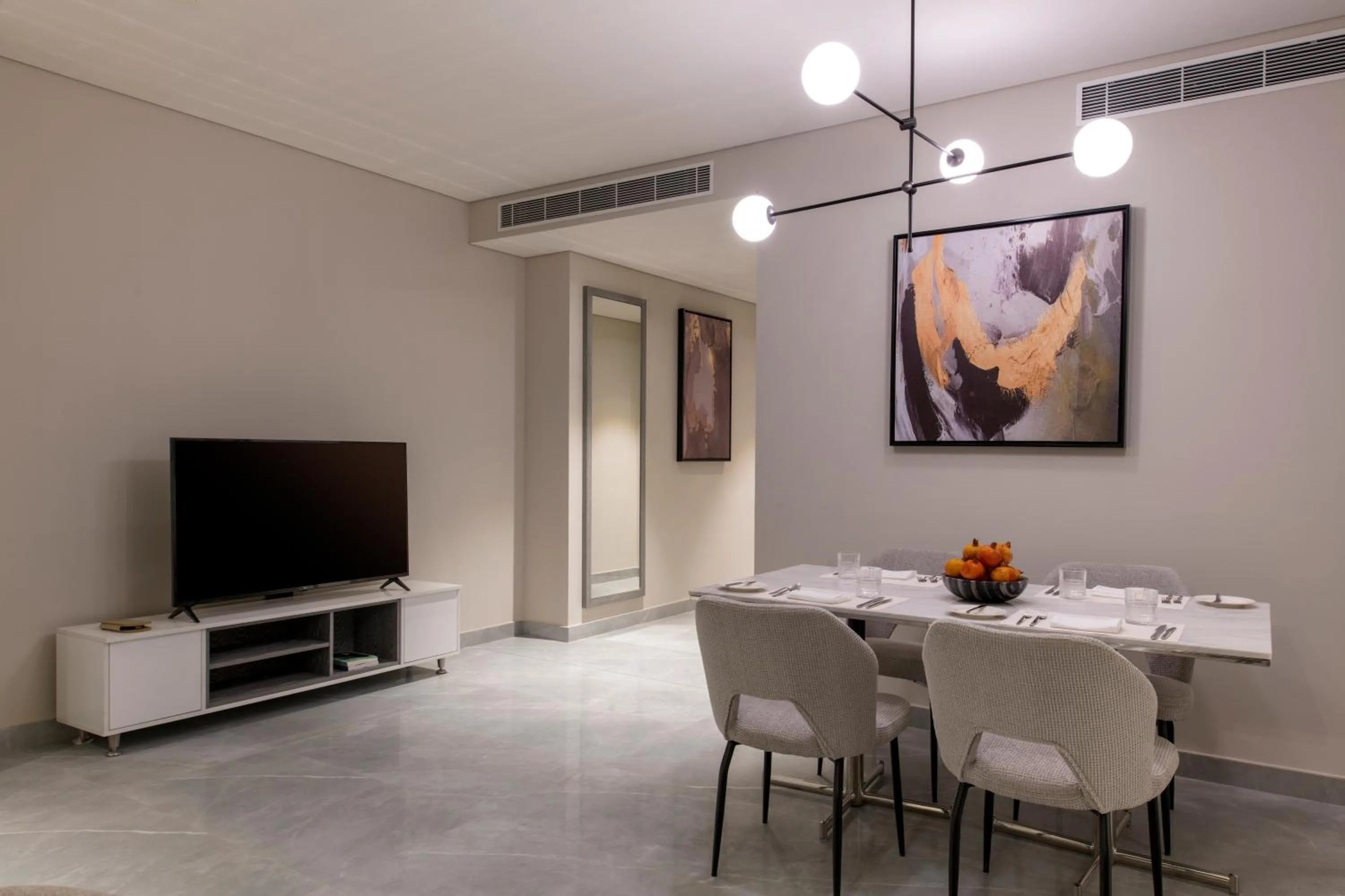 Dining area in Steigenberger Residence Doha