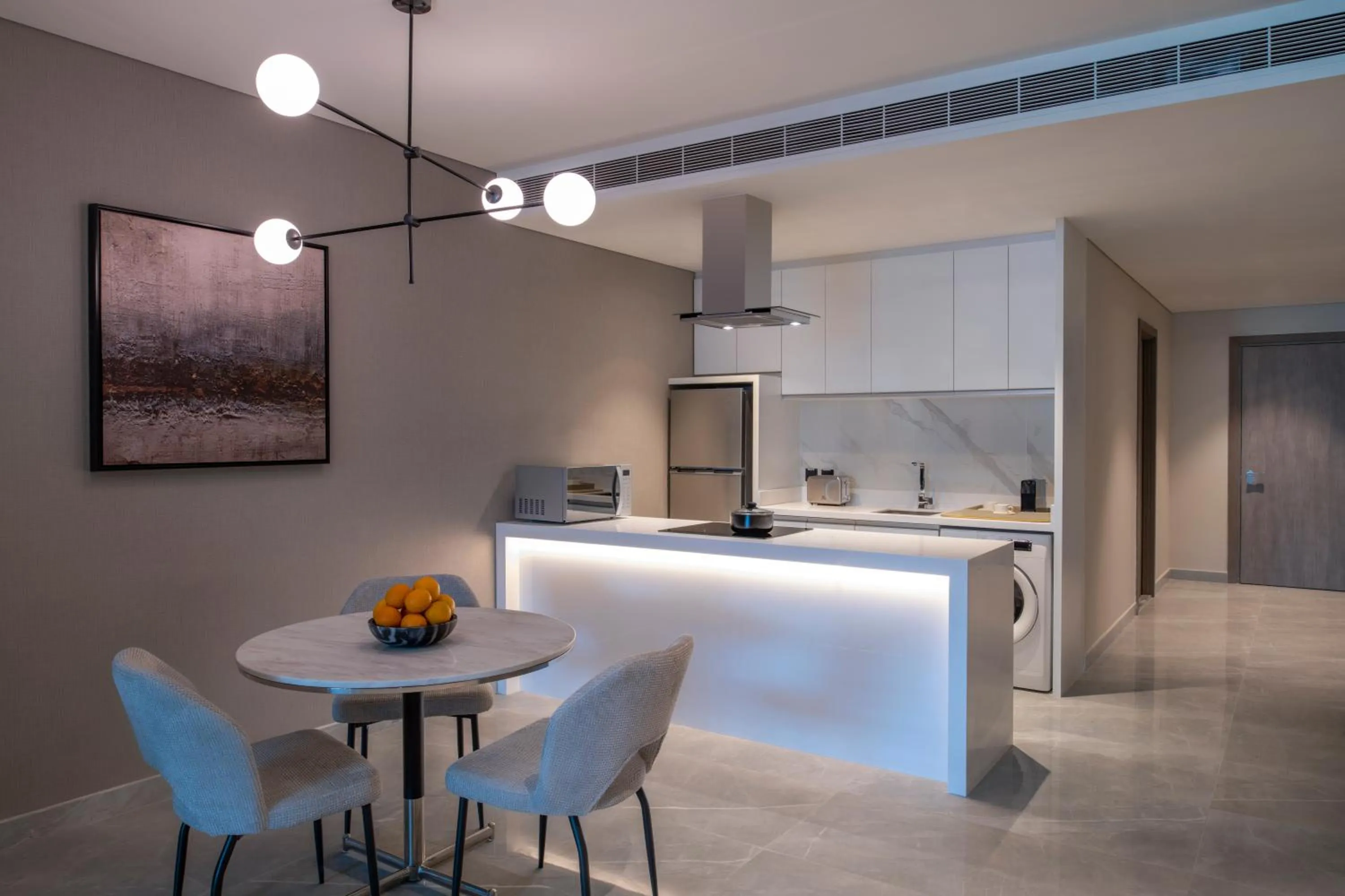 Kitchen or kitchenette in Steigenberger Residence Doha