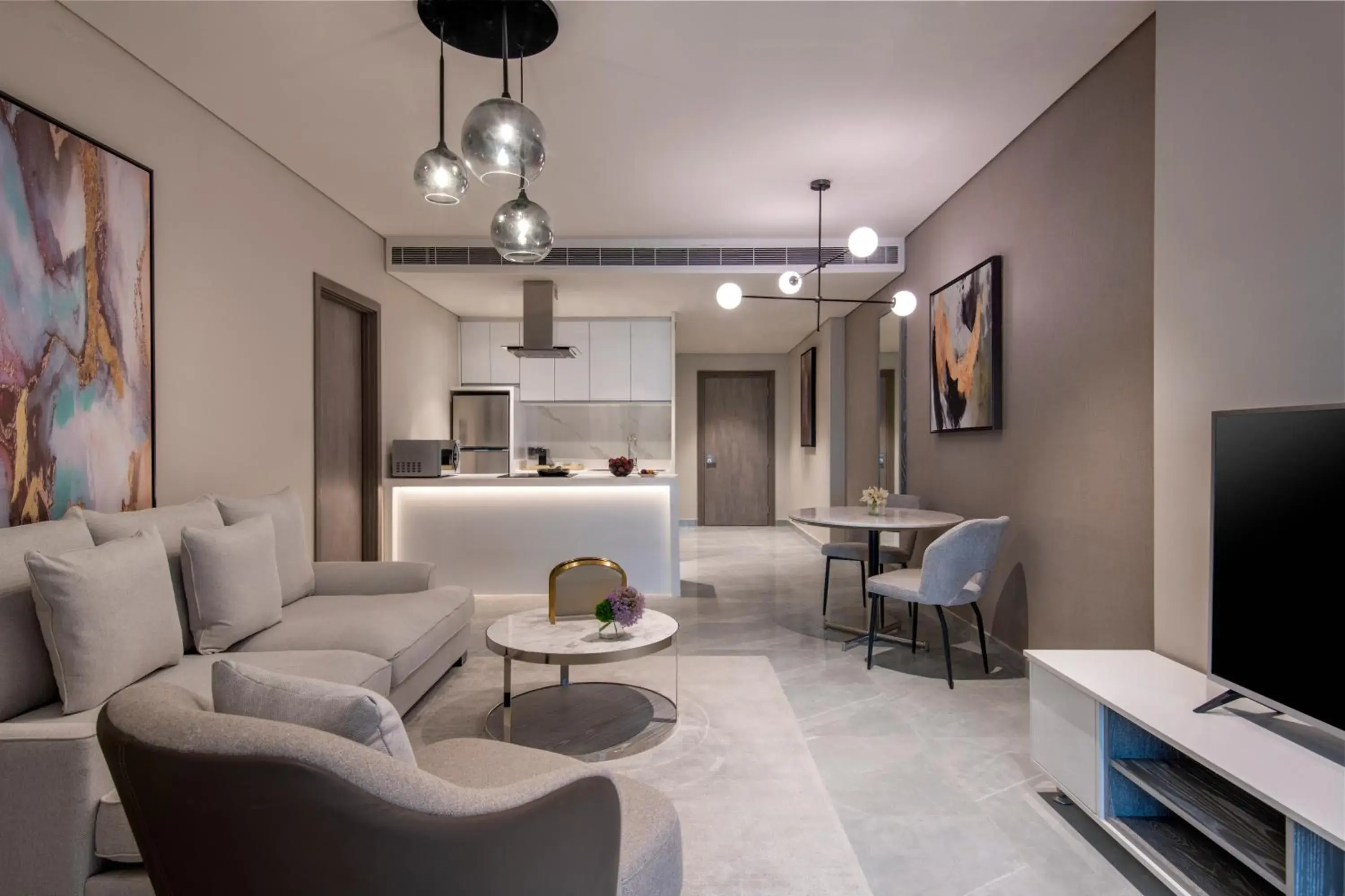 Living room in Steigenberger Residence Doha Living room in Steigenberger Residence Doha