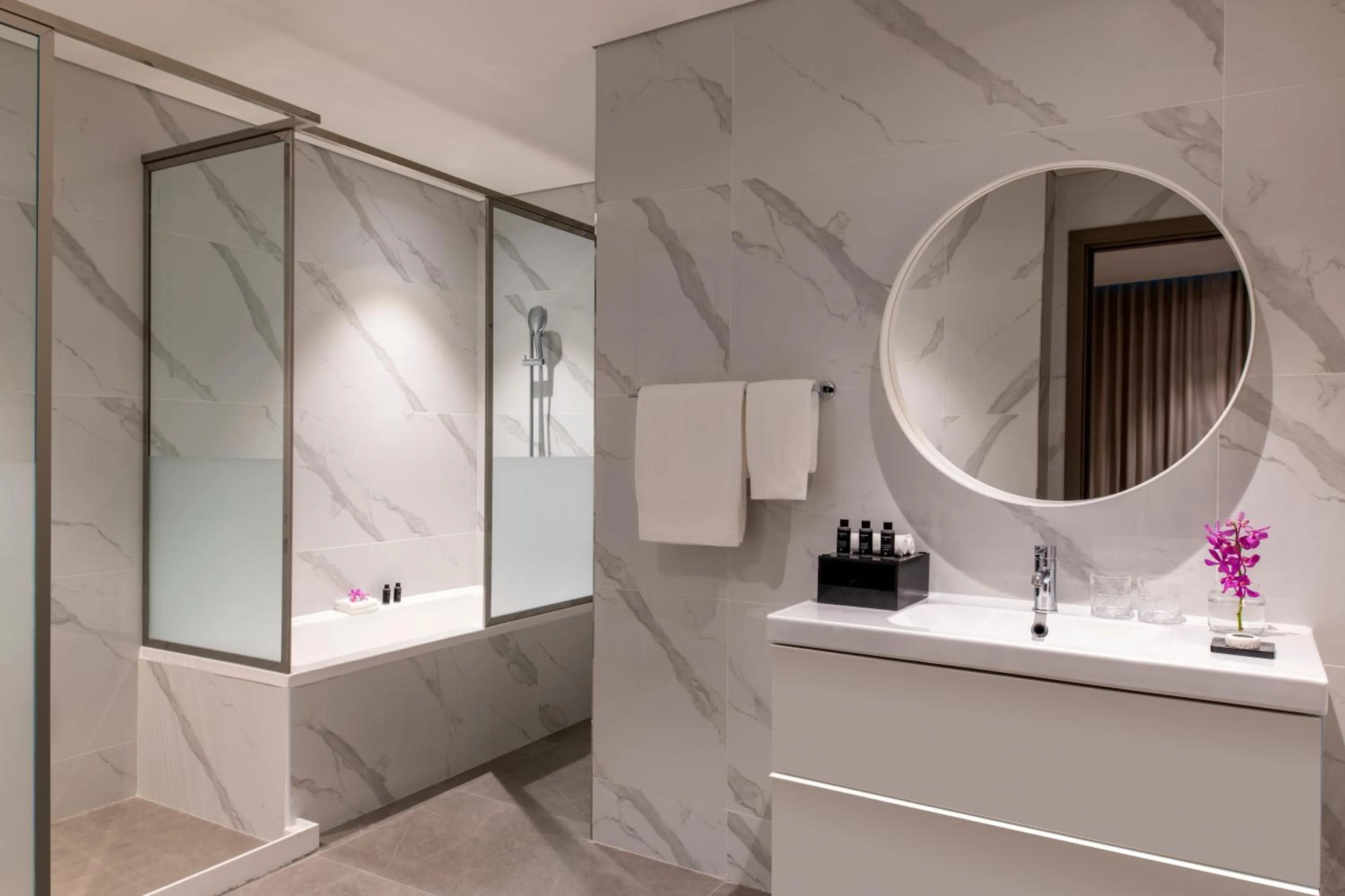 Bathroom in Steigenberger Residence Doha