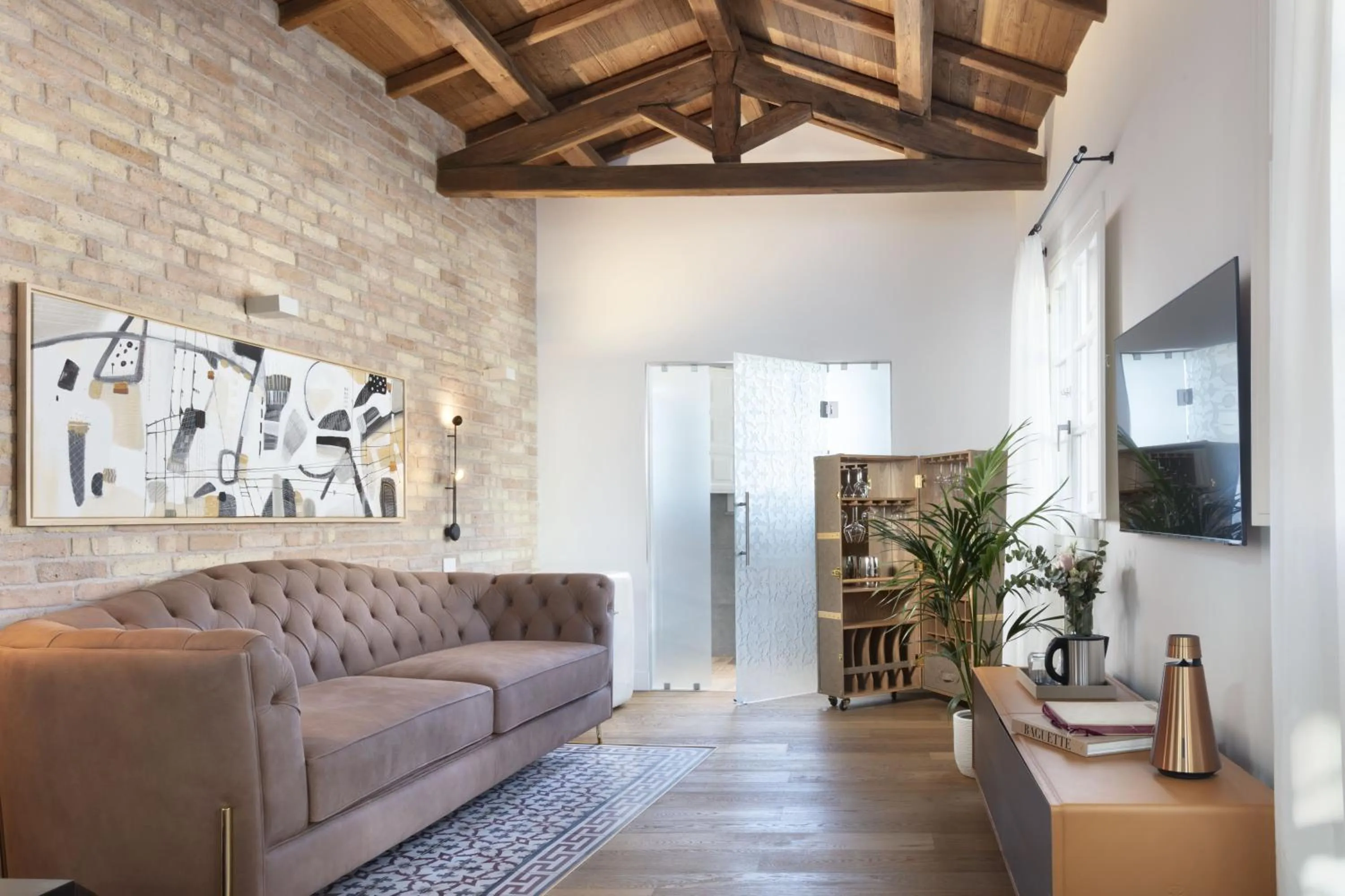 Seating area in Casa Clàt - Boutique Hotel