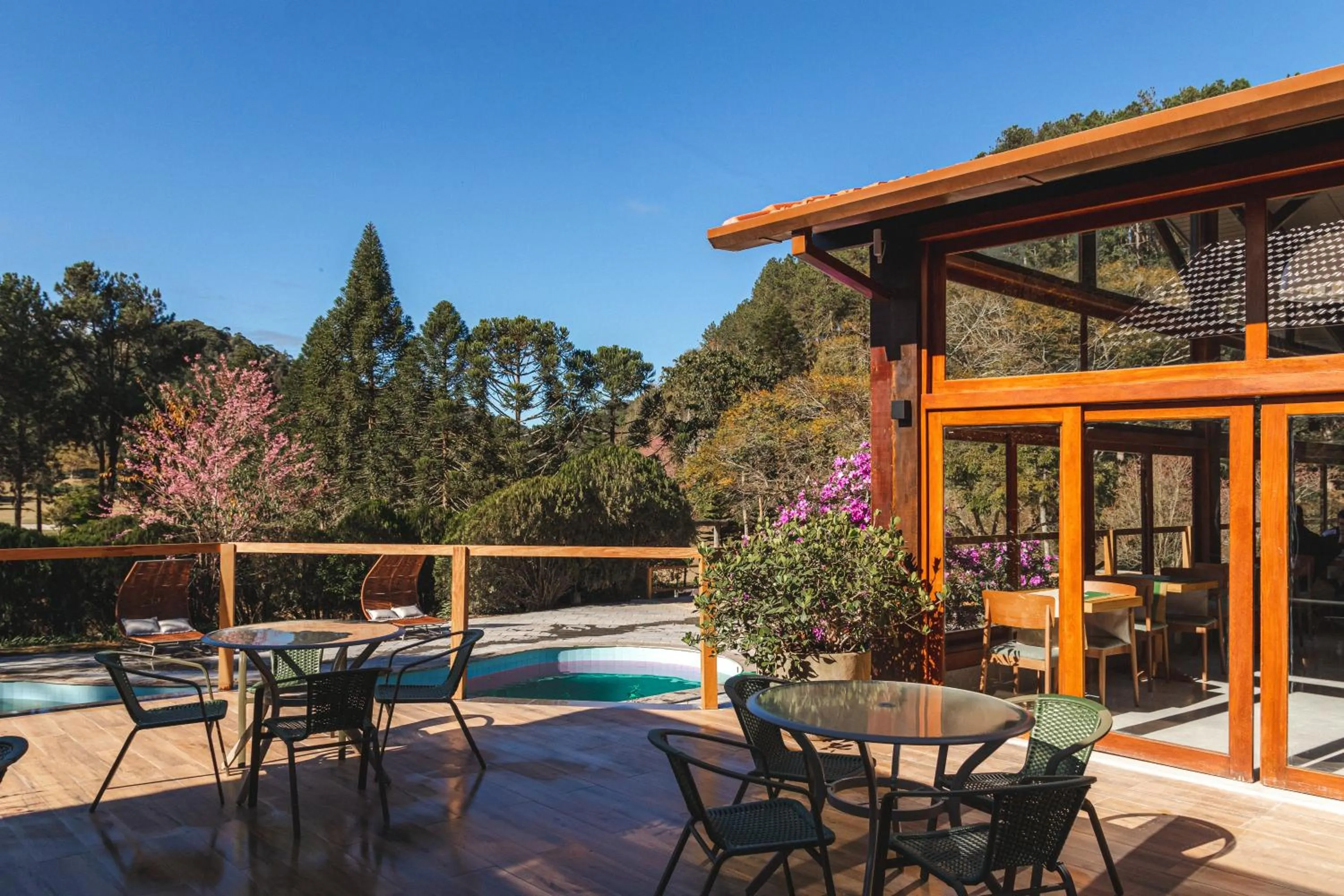 Swimming pool in Natureza Eco Lodge