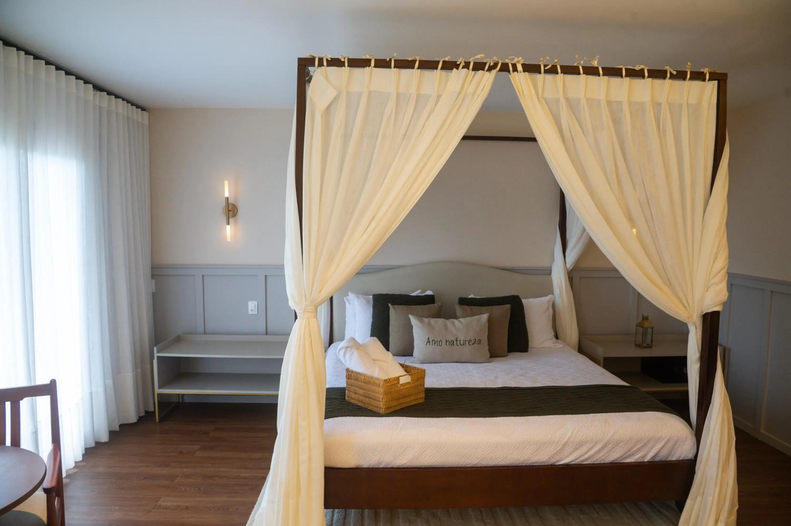 Bed in Natureza Eco Lodge