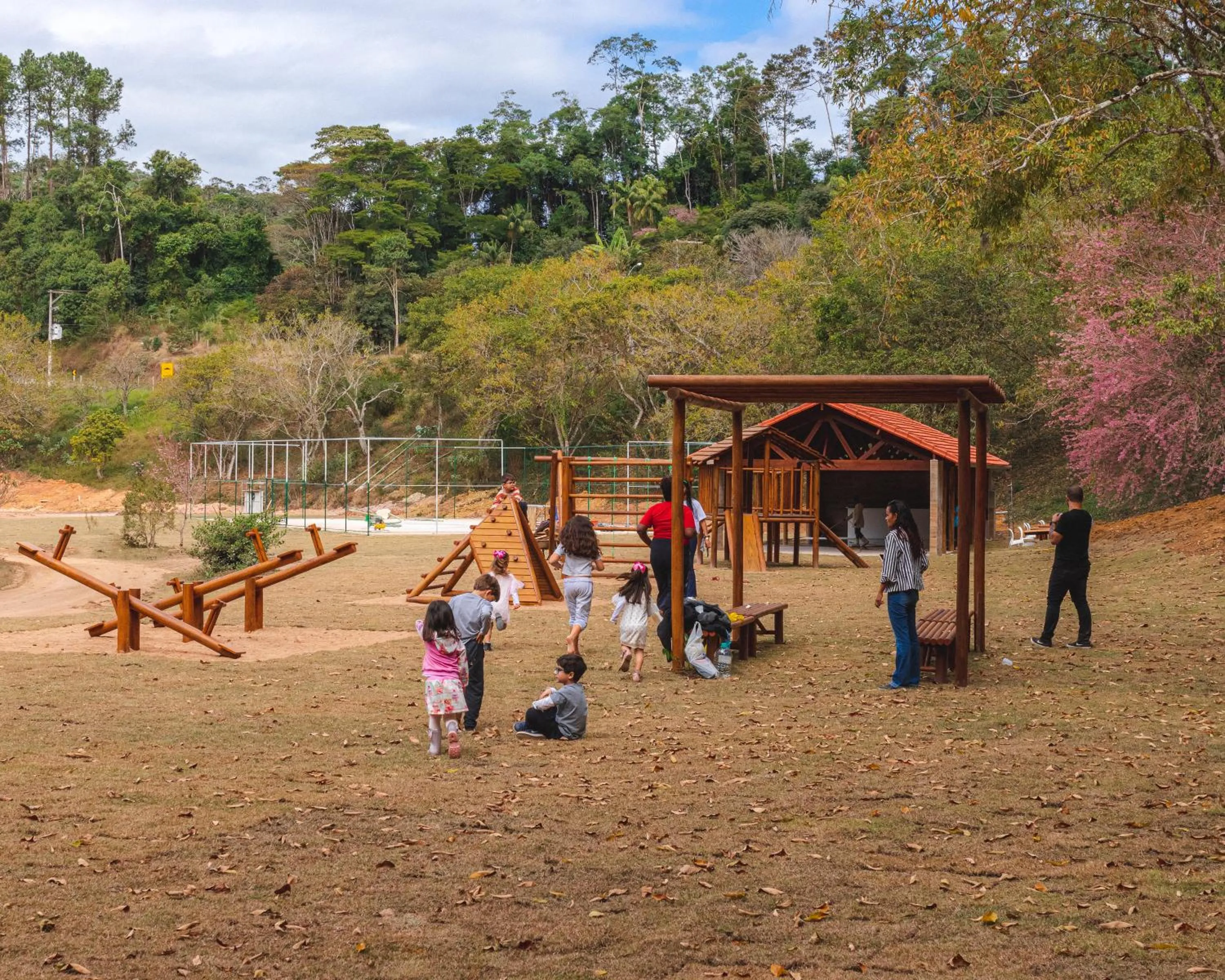 Children play ground in Natureza Eco Lodge