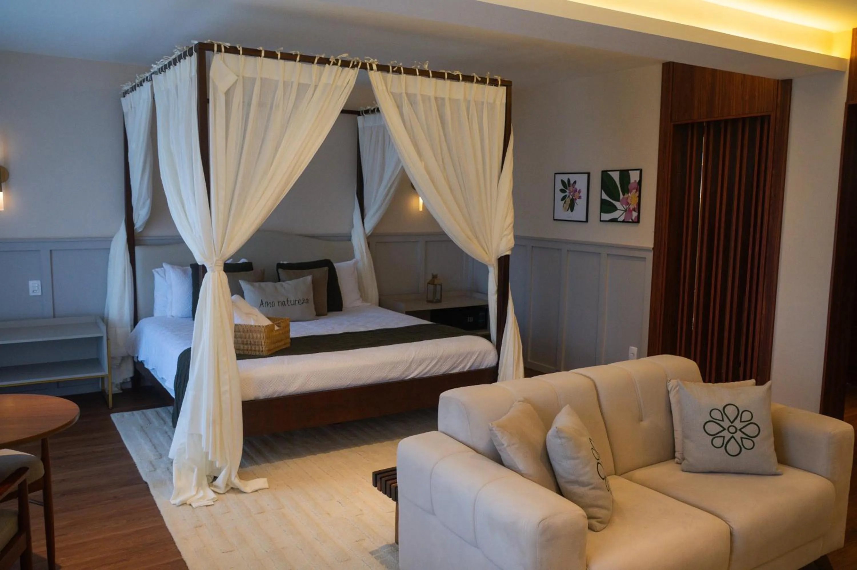 Bed in Natureza Eco Lodge