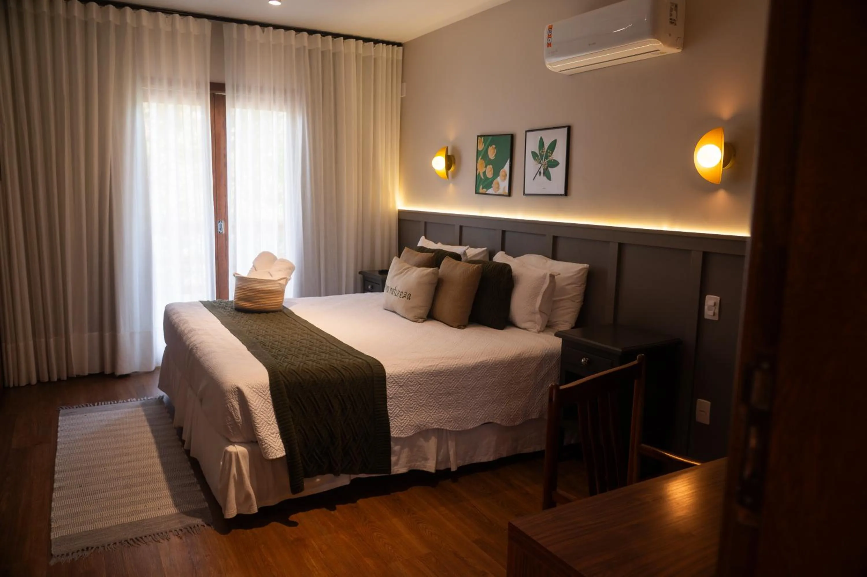 Bed in Natureza Eco Lodge