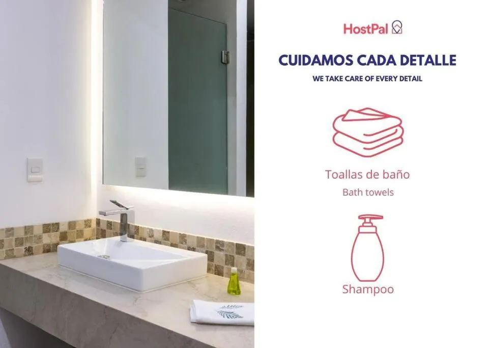 Bathroom in Luxury Studio in Playa del Carmen