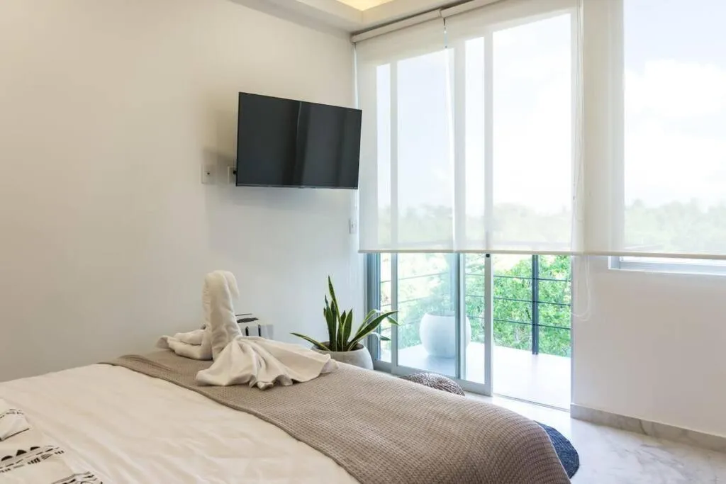 Bed in Luxury Studio in Playa del Carmen