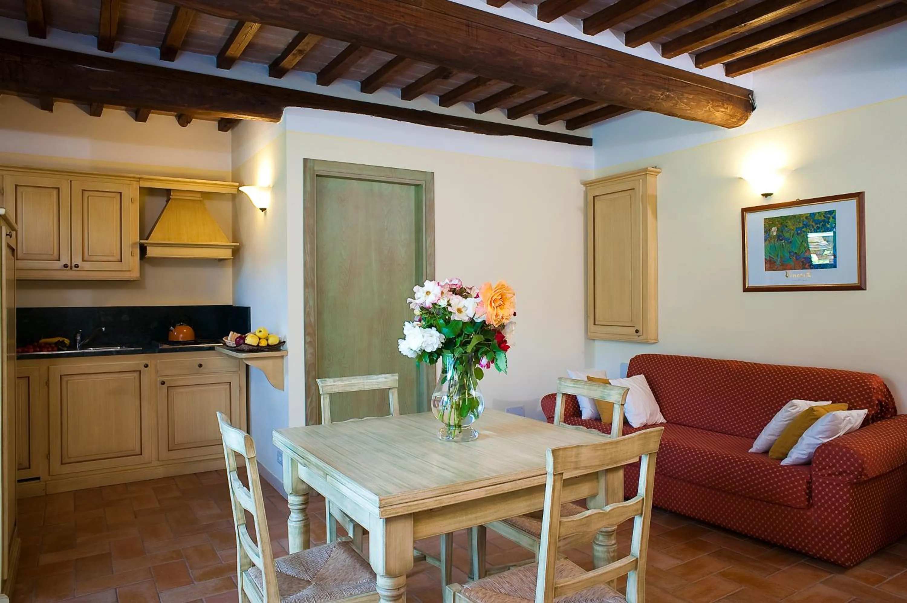 Kitchen or kitchenette in Antica Fonte Resort