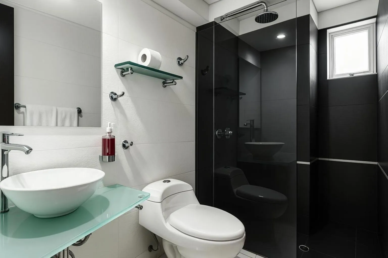 Bathroom in Hotel Toscana Plaza