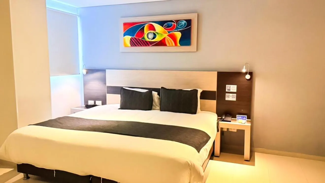 Bed in Hotel Toscana Plaza