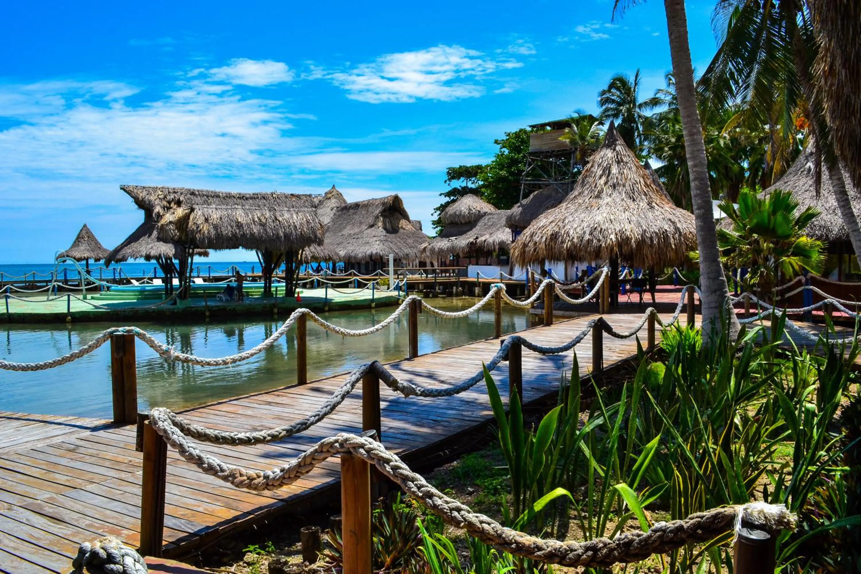 Garden in Múcura Club Hotel
