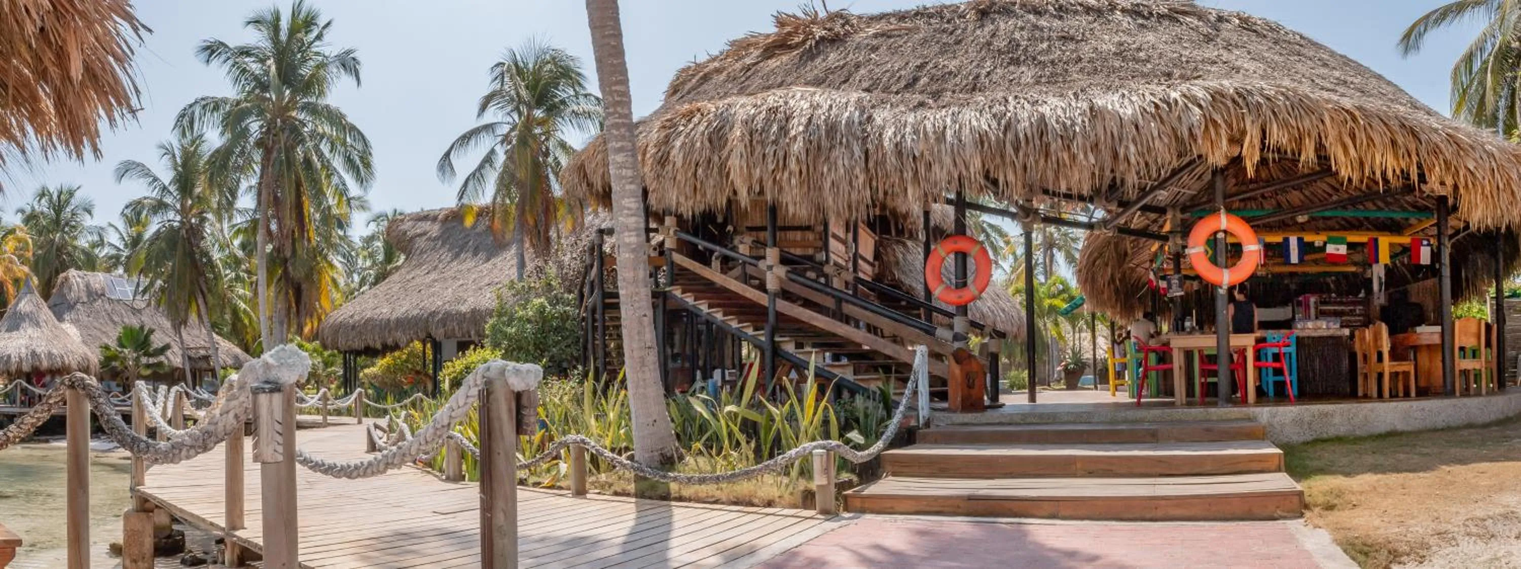 Garden in Múcura Club Hotel