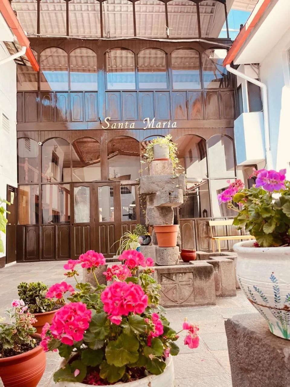 Property building in Hotel Santa Maria