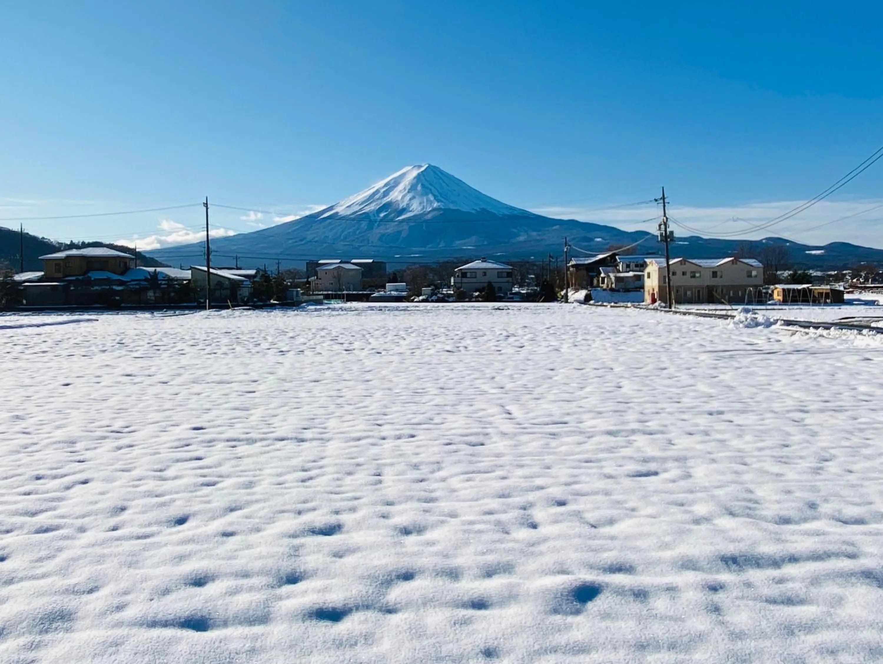 Winter in Lake Villa Kawaguchiko