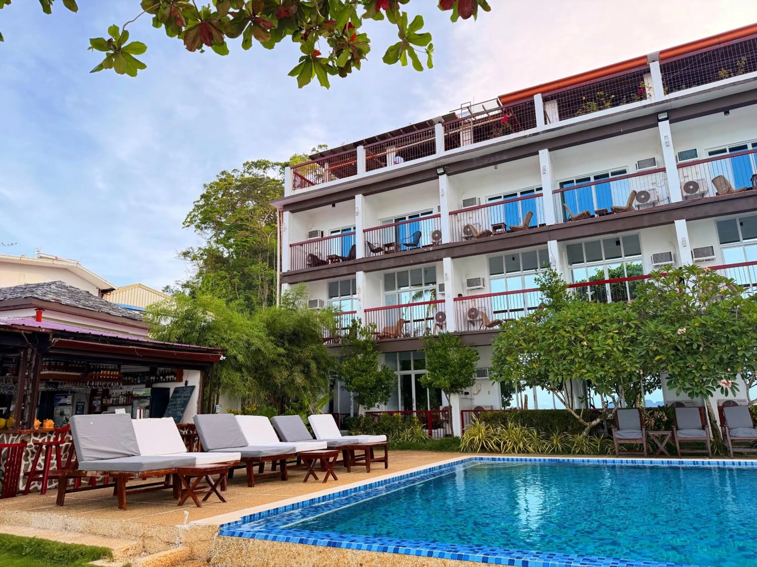 Property building in Doublegem Beach Resort and Hotel