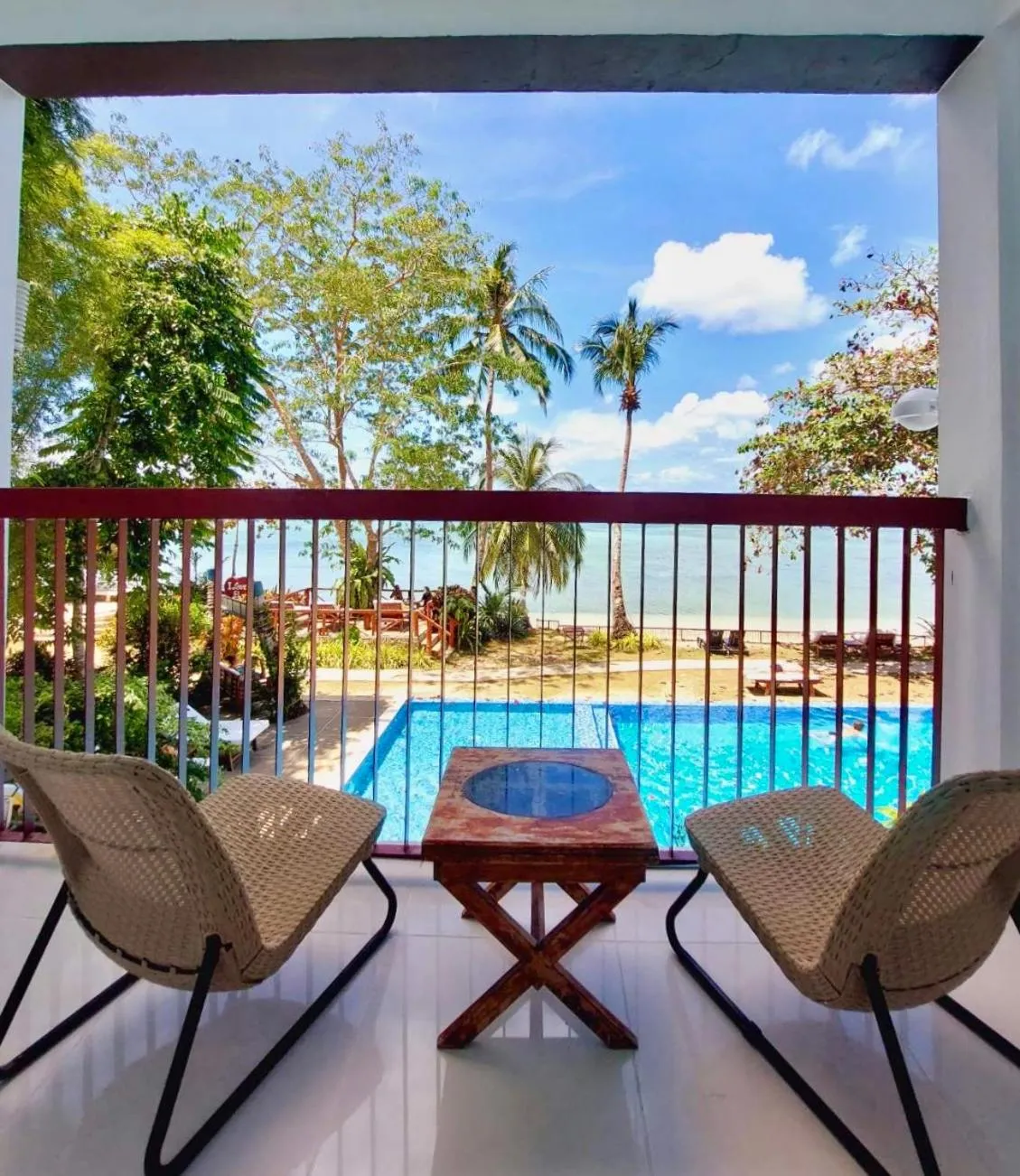 Pool view in Doublegem Beach Resort and Hotel