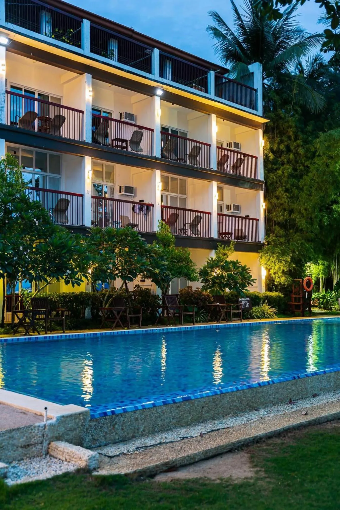 Pool view in Doublegem Beach Resort and Hotel
