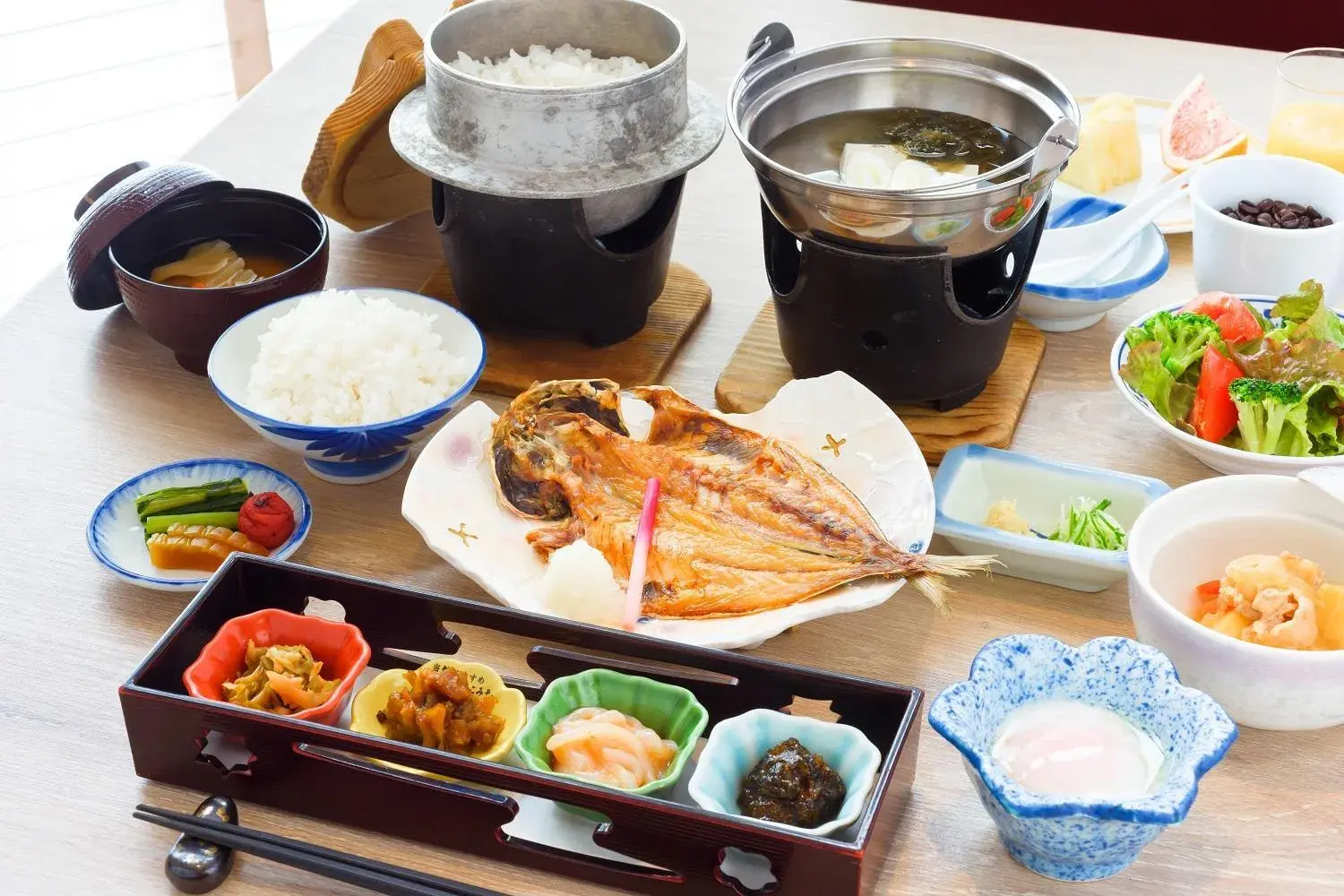 Asian breakfast in Yuzawa New Otani Asian breakfast in Yuzawa New Otani