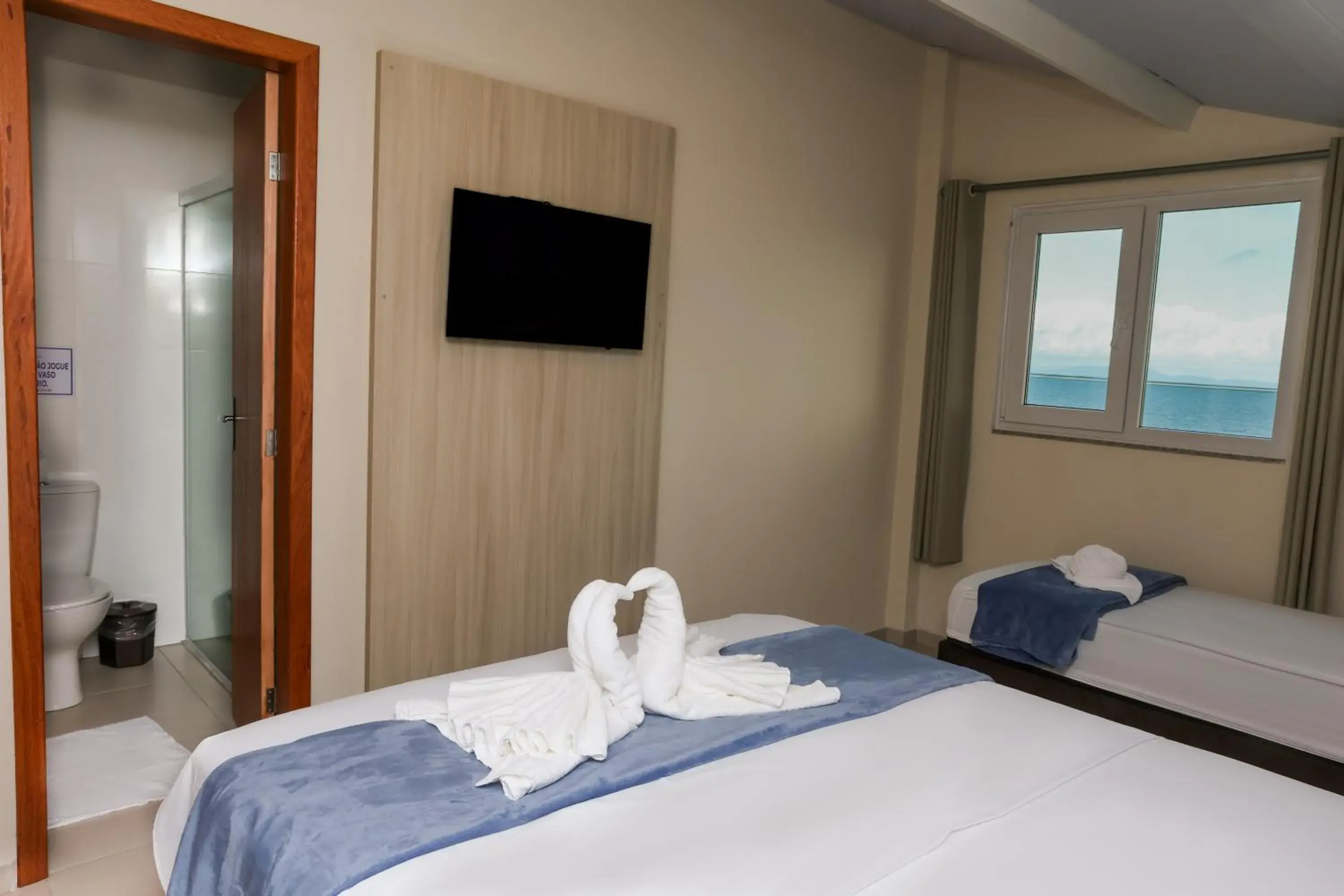 Bed in Pousada Roberto Monteiro - Frente Mar Bed in Pousada Roberto Monteiro - Frente Mar