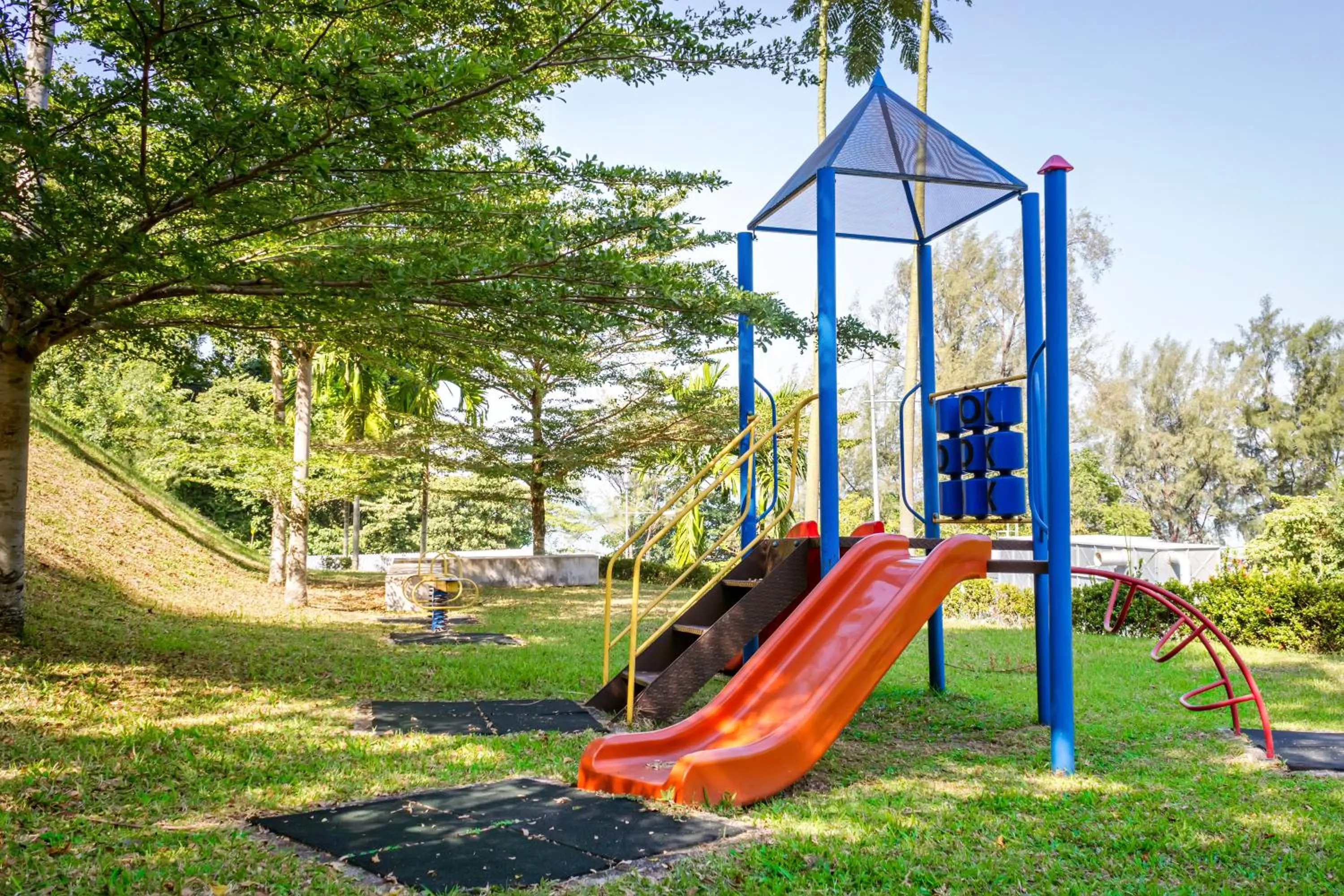 Children play ground in Shamrock Beach Villas Batu Ferringhi Penang