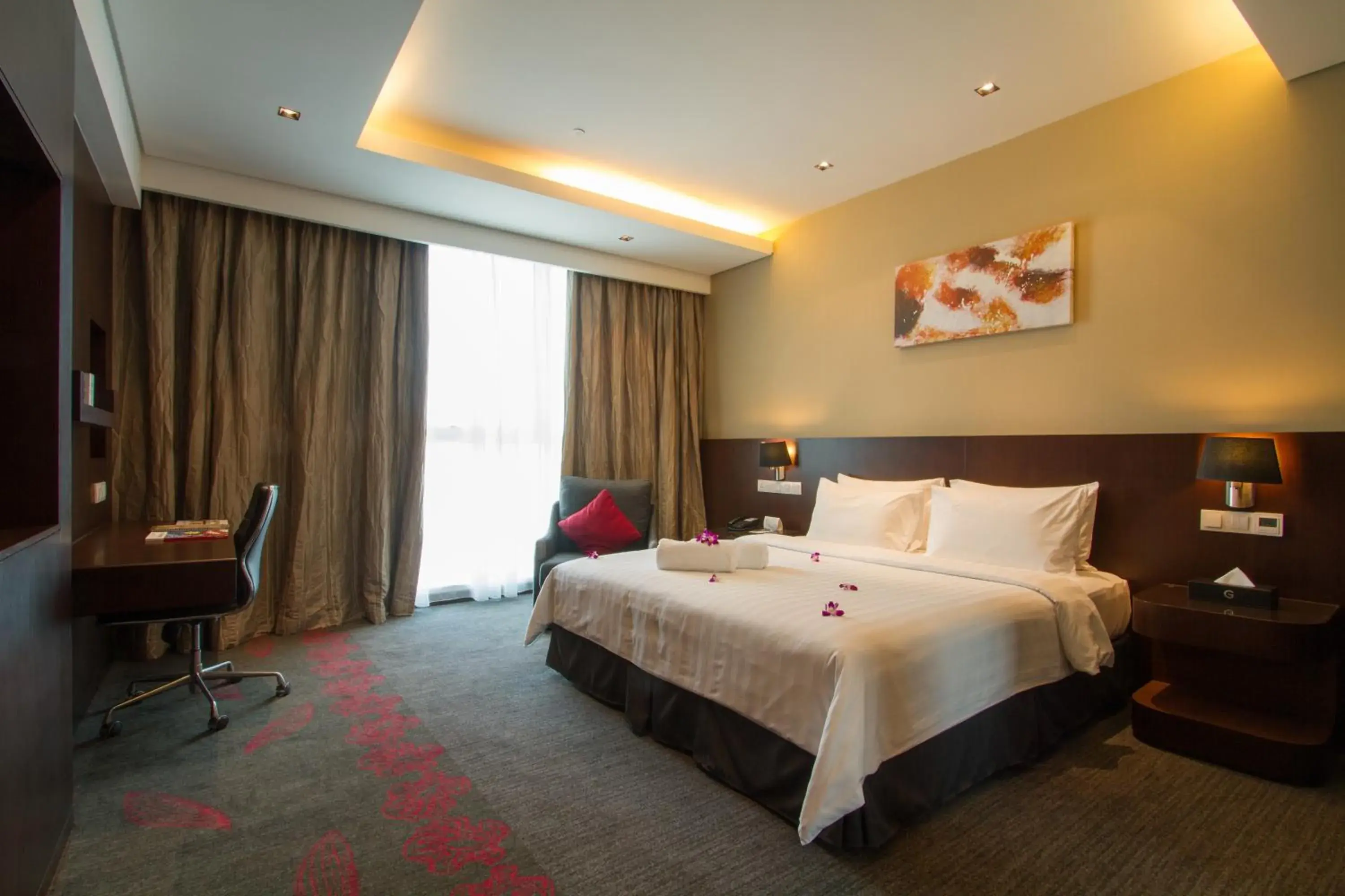 Bedroom, Bed in Hotel Grandis