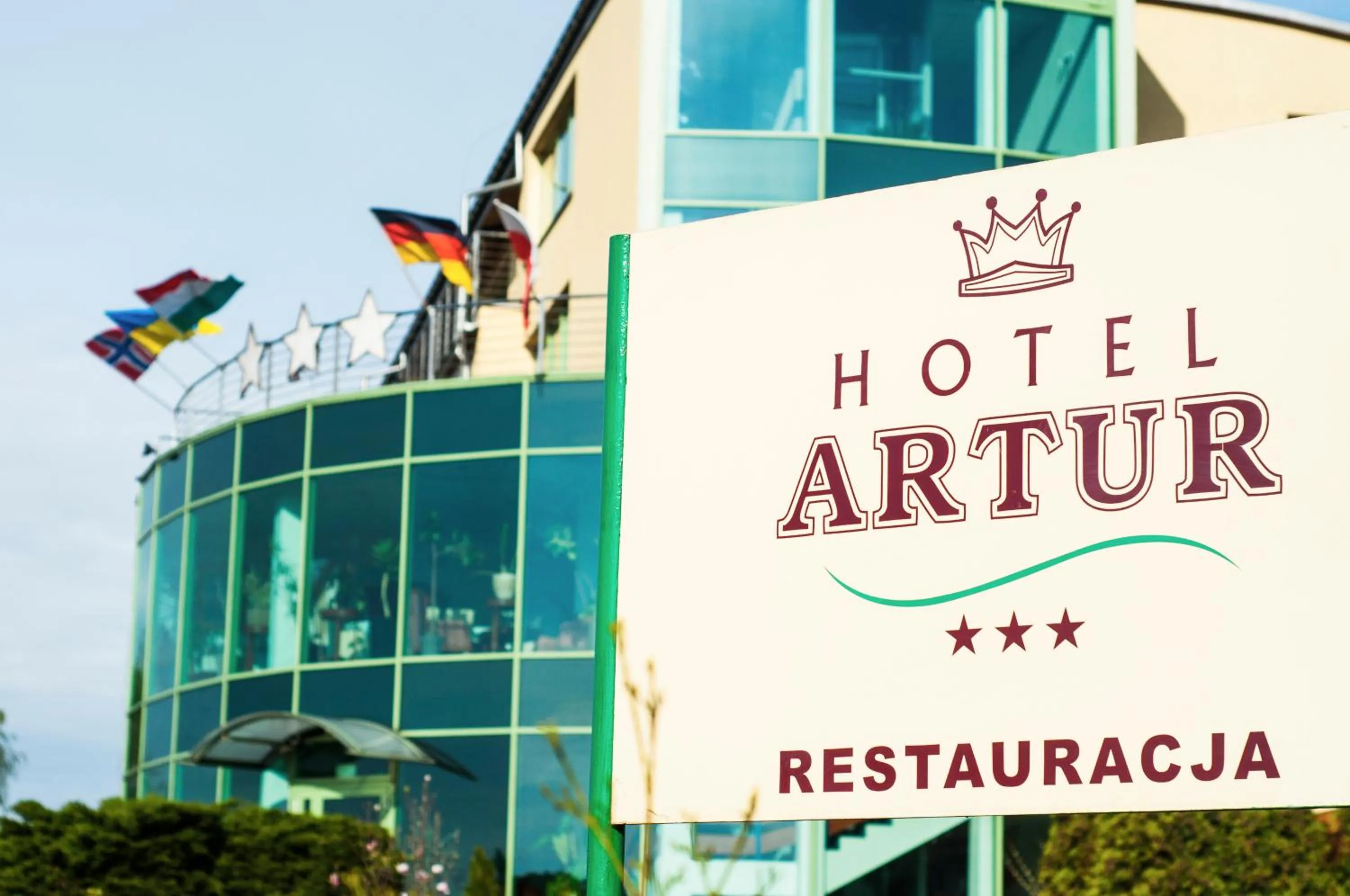 Facade/entrance in Hotel Artur