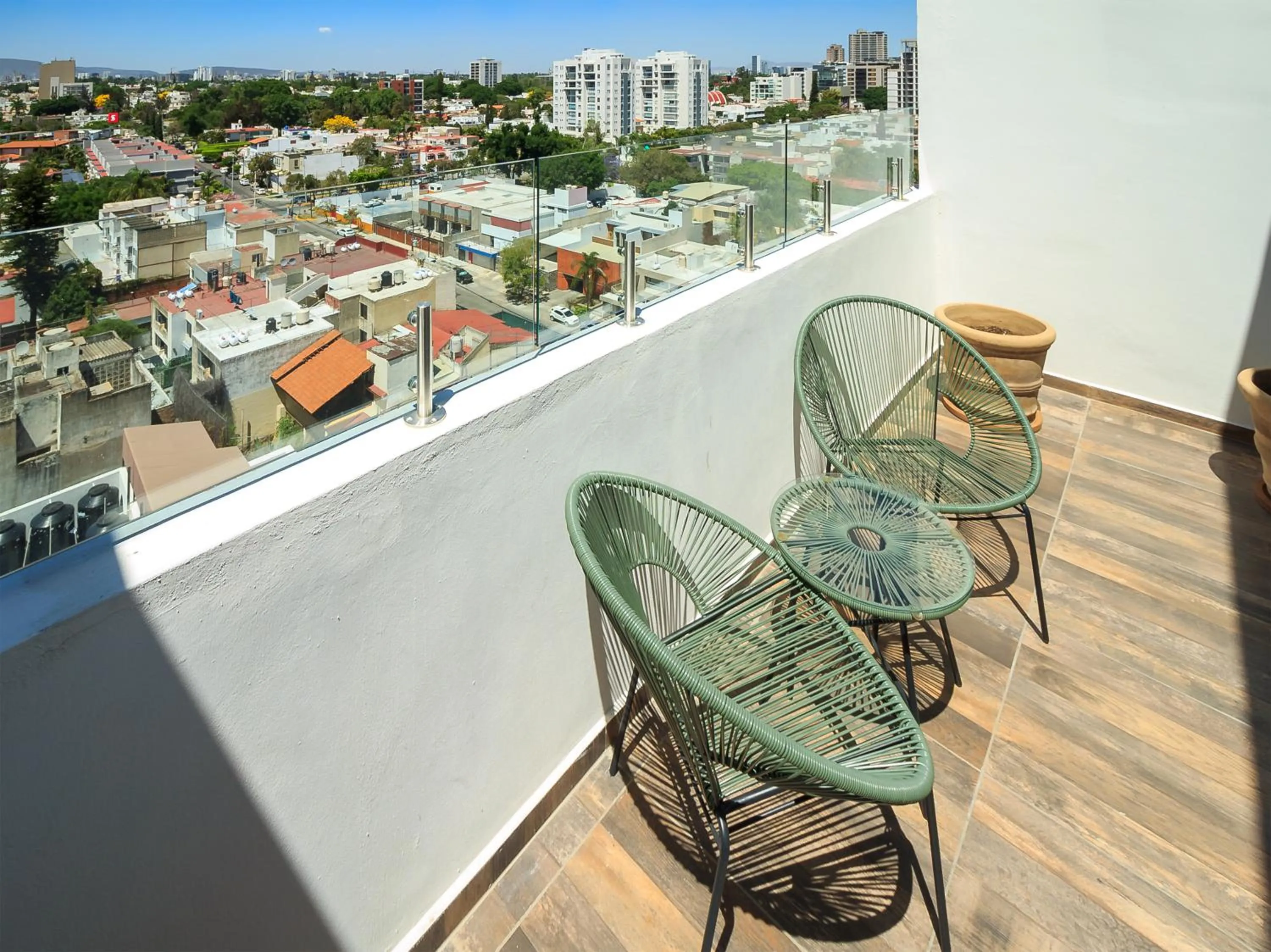 Balcony/Terrace in Tribu Sonata with pool