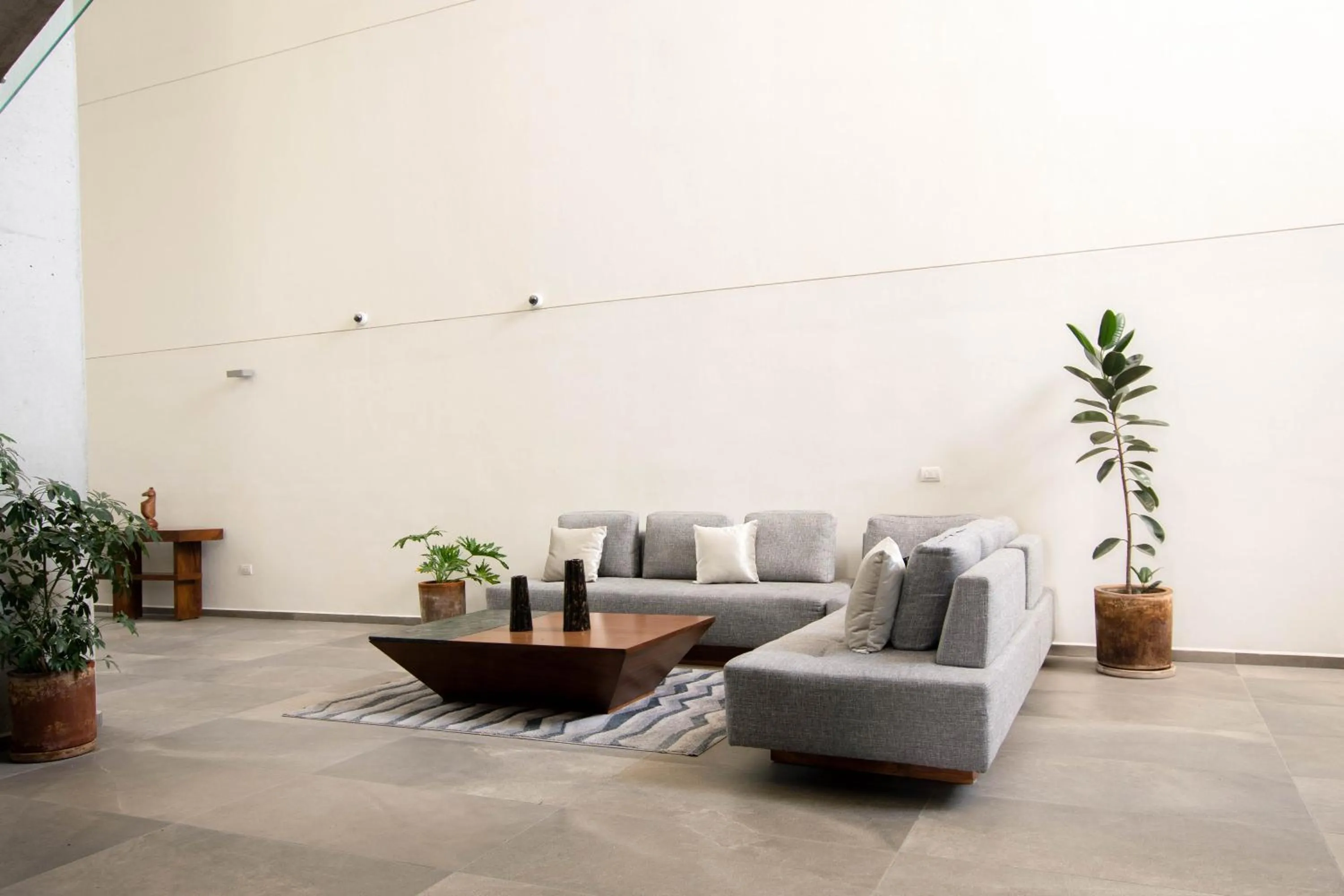 Lobby or reception in Tribu Sonata with pool