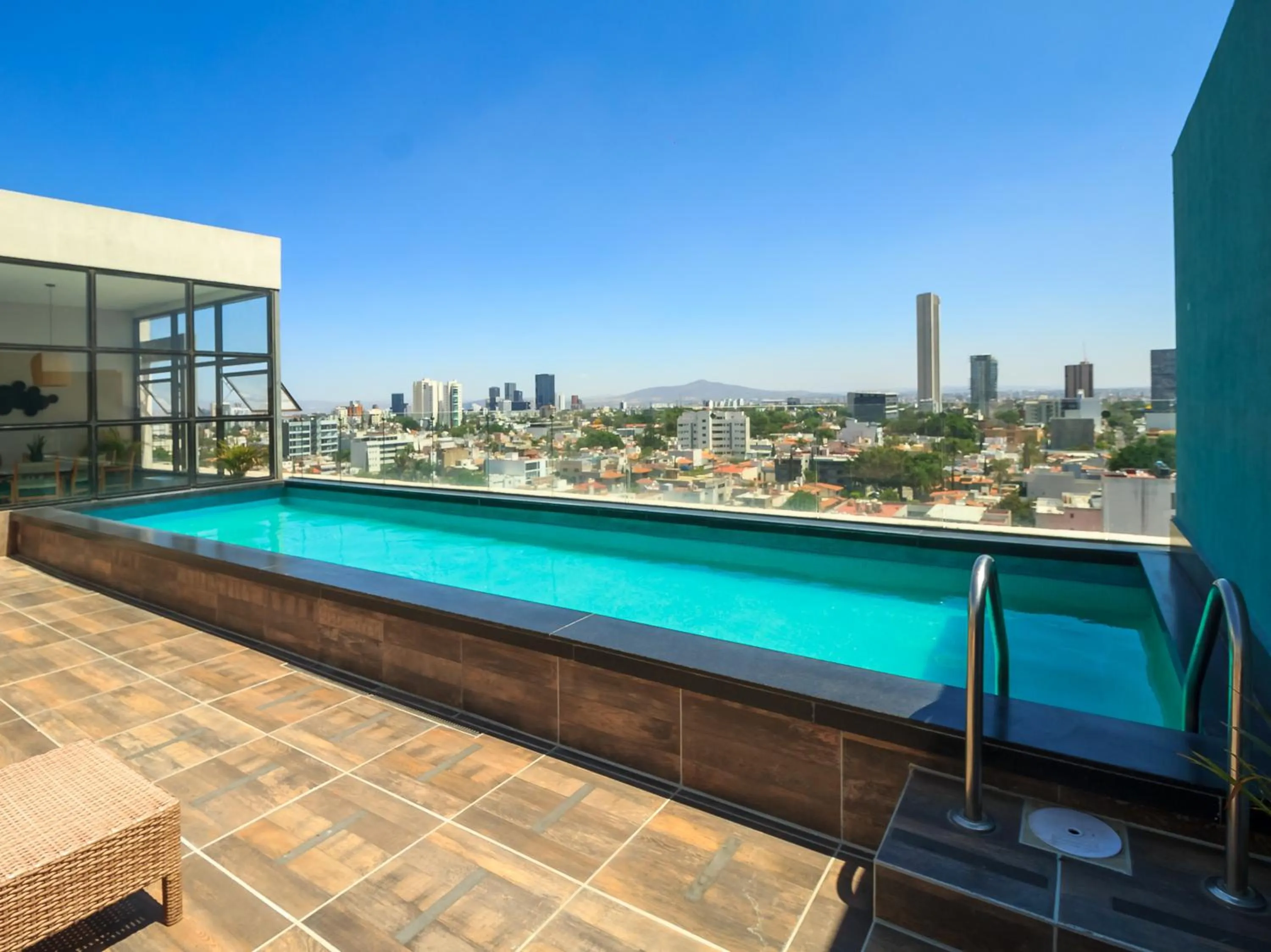 Pool view in Tribu Sonata with pool