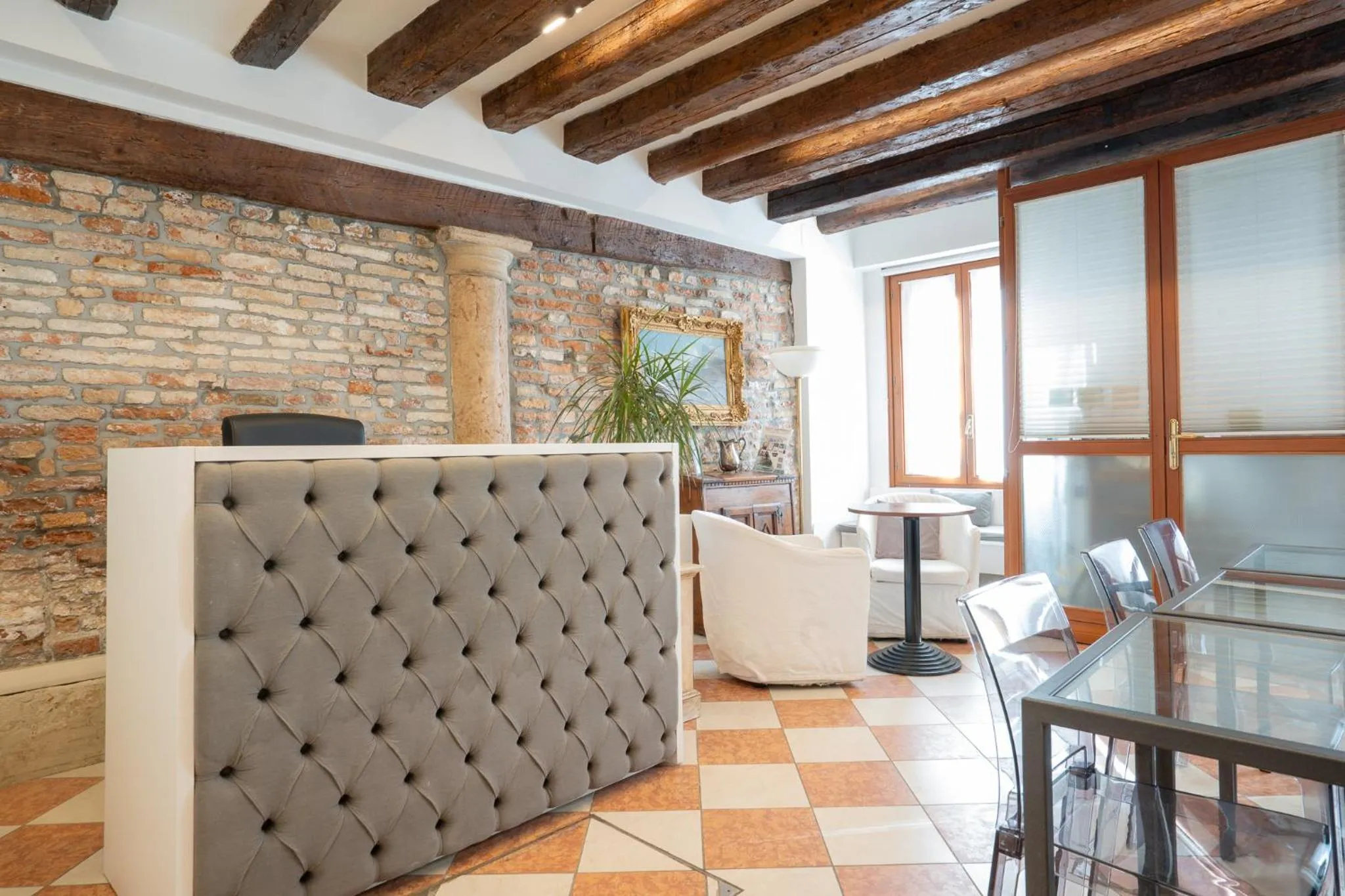 Lobby or reception in Alla Corte Rossa