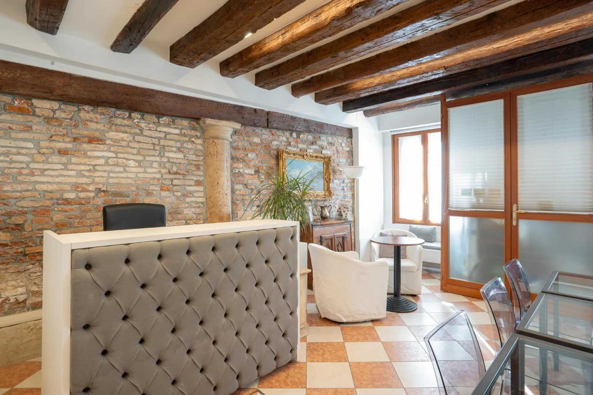 Lobby or reception in Alla Corte Rossa