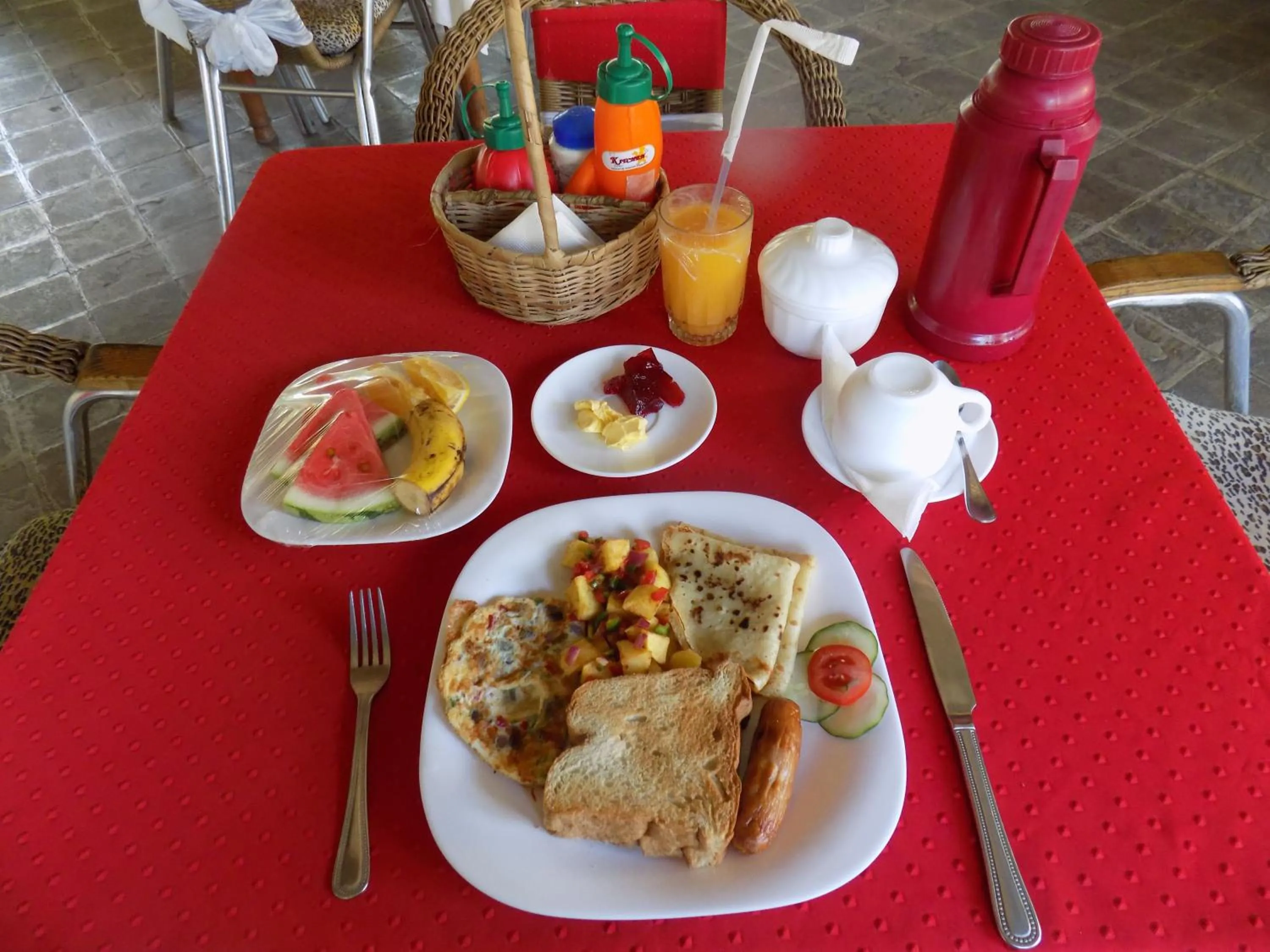 Breakfast in Jacyjoka Apartments Nyali