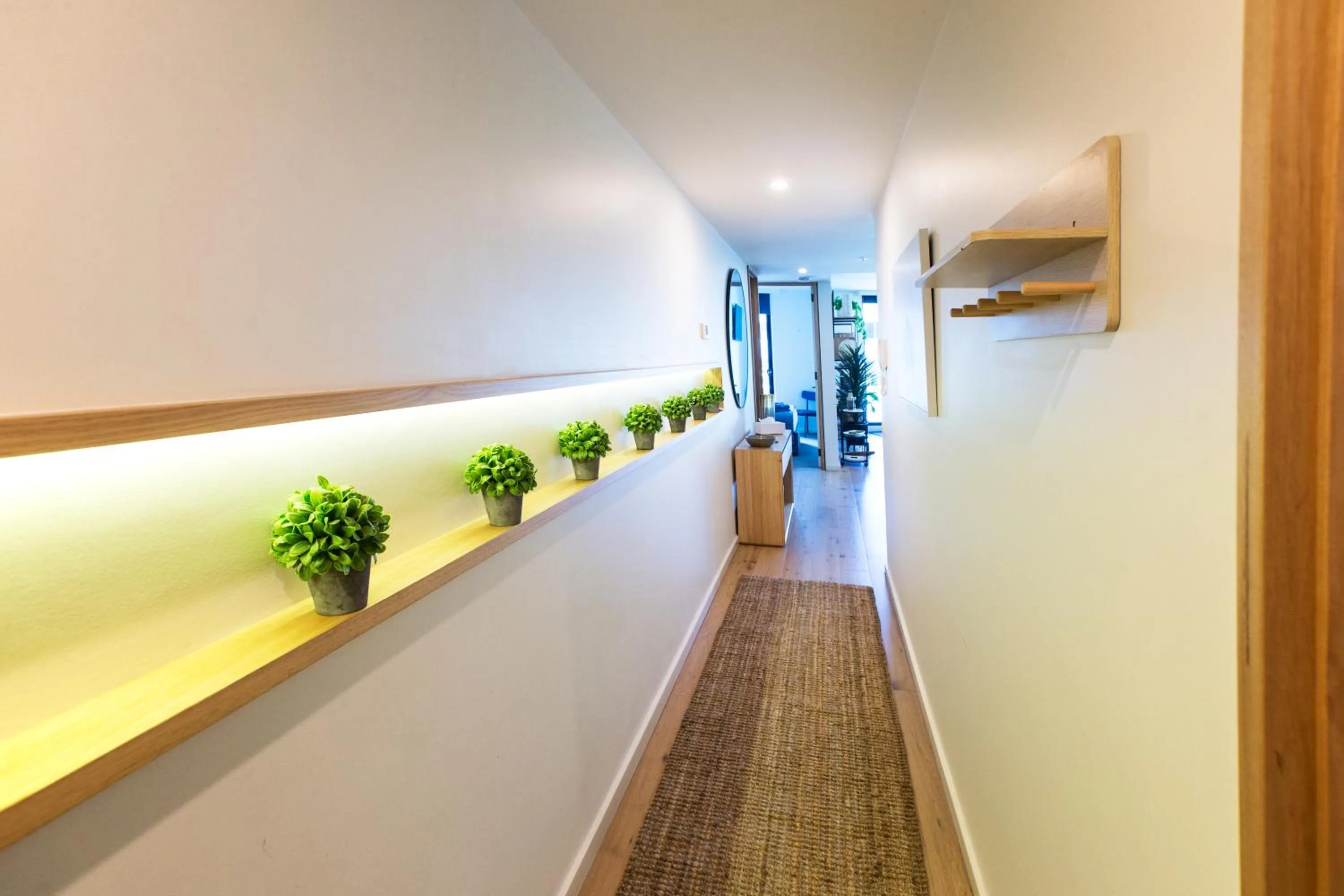 Living room in Melbourne Holiday Apartments Flinders Wharf